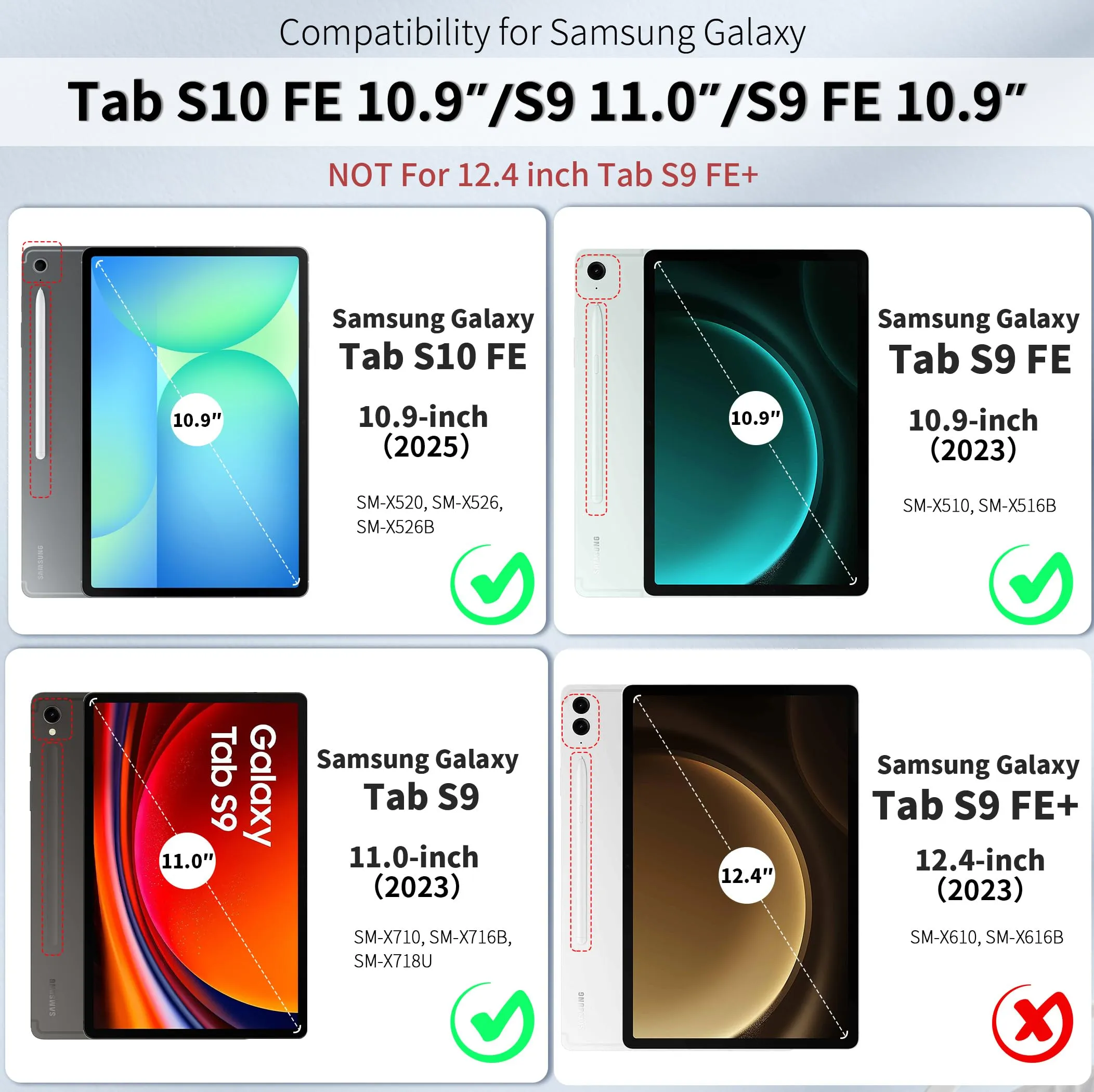 EasyAcc Custodia Cover Compatibile con Samsung Galaxy Tab S10 Lite - immagine 2