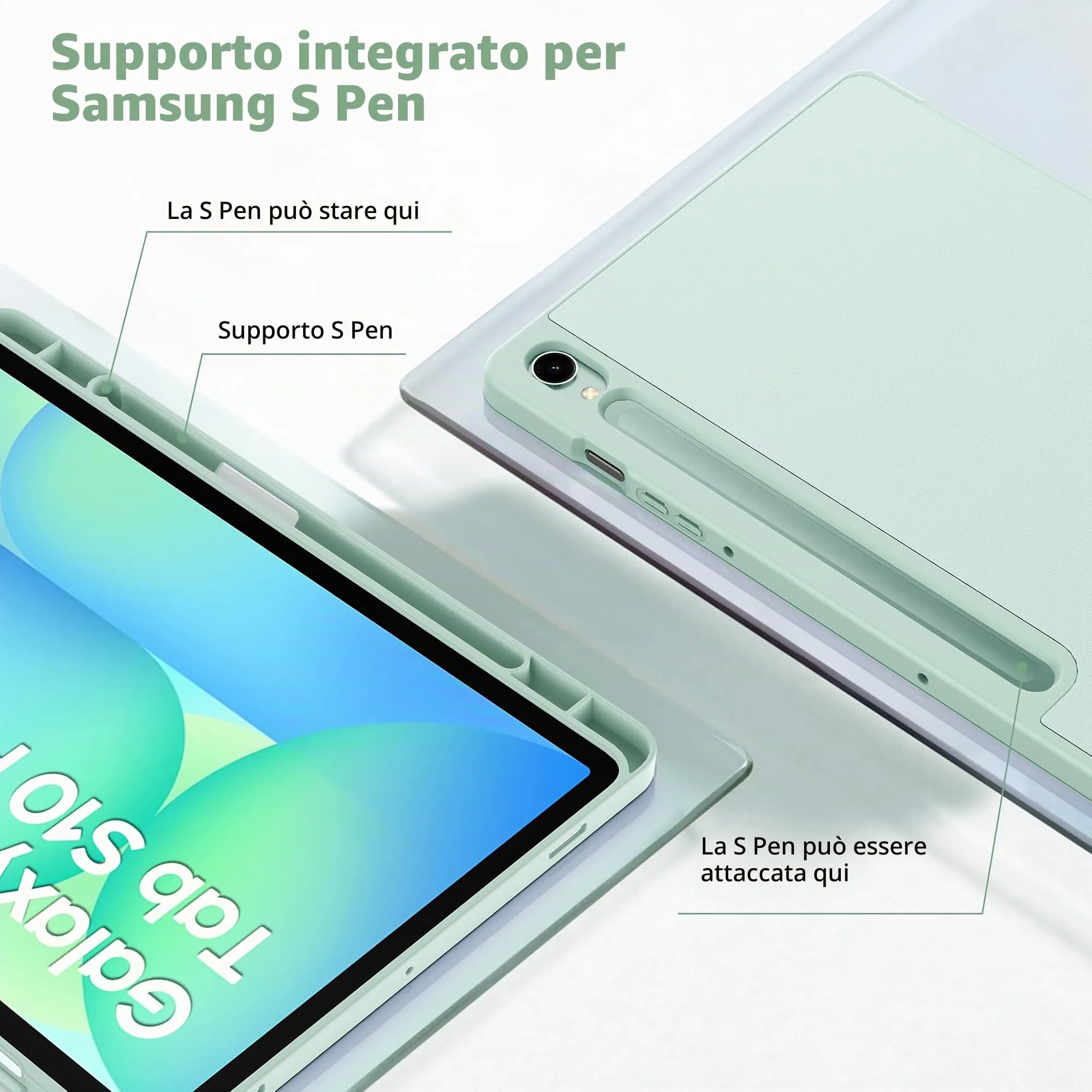 EasyAcc Custodia Cover Compatibile con Samsung Galaxy Tab S10 Lite - immagine 4