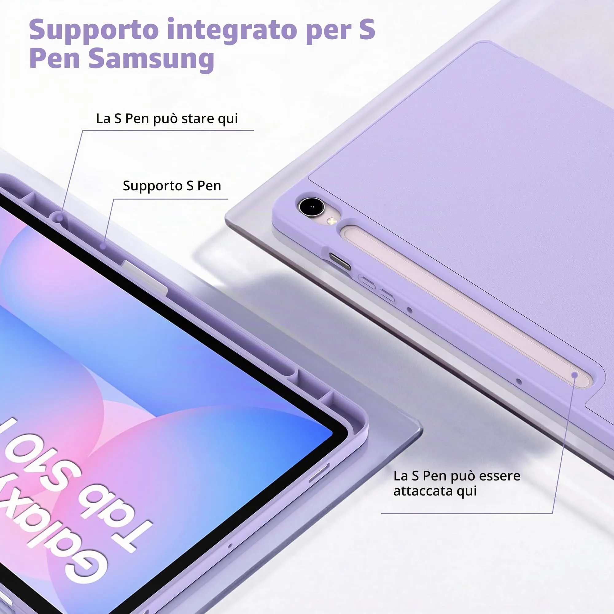 EasyAcc Custodia Cover Compatibile con Samsung Galaxy Tab S10 Lite - immagine 5