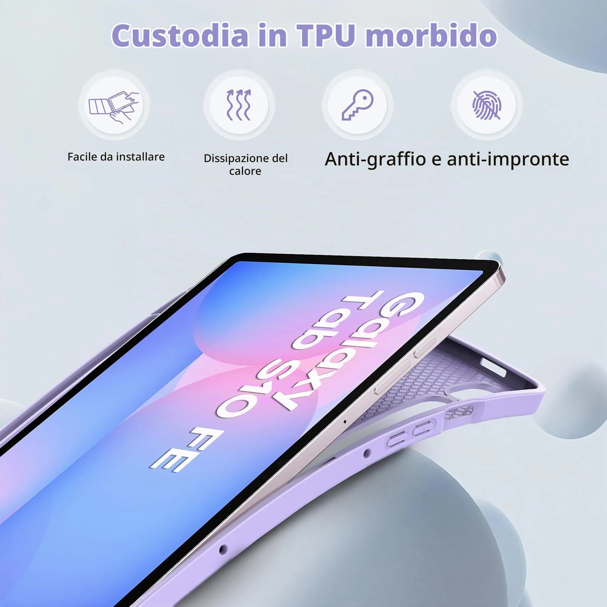EasyAcc Custodia Cover Compatibile con Samsung Galaxy Tab S10 Lite - immagine 6