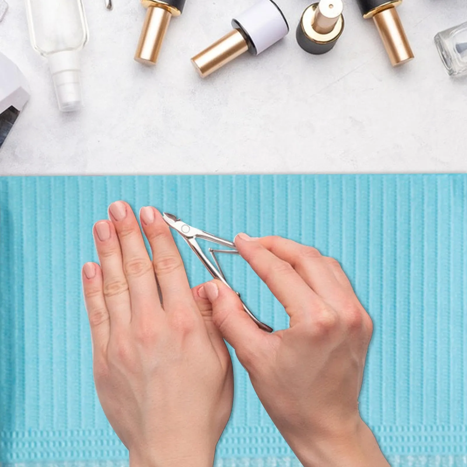 50 Pezzi Tovagliette Per Manicure | Tovaglia Per Manicure | Asciugamani Di Carta Per Unghie | Tovagliette Per Tatuaggi |cuscinetti Puliti Per Principianti Professionisti D-ella - immagine 2