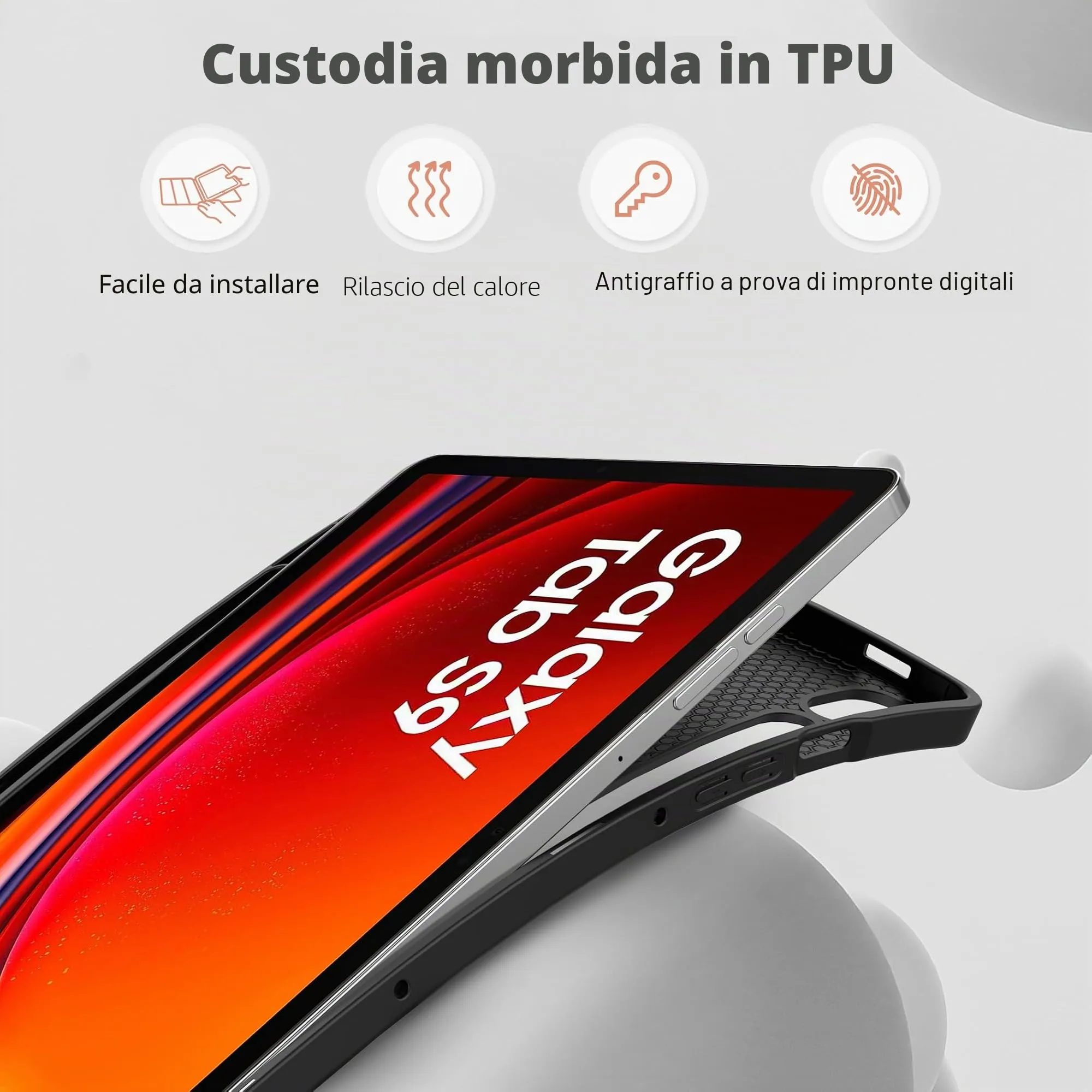 EasyAcc Custodia Cover Compatibile con Samsung Galaxy Tab S10 Lite - immagine 5