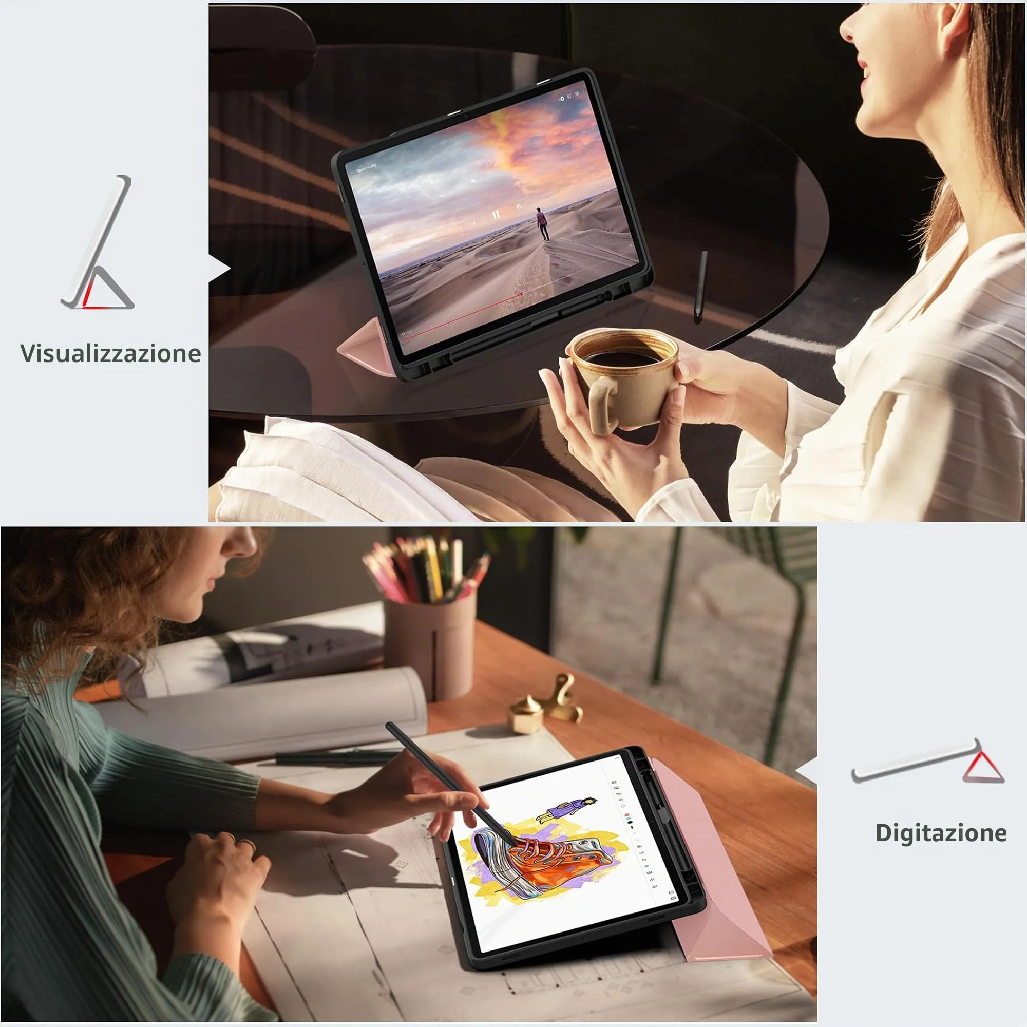 EasyAcc Custodia Cover Compatibile con Samsung Galaxy Tab S10 Lite - immagine 7