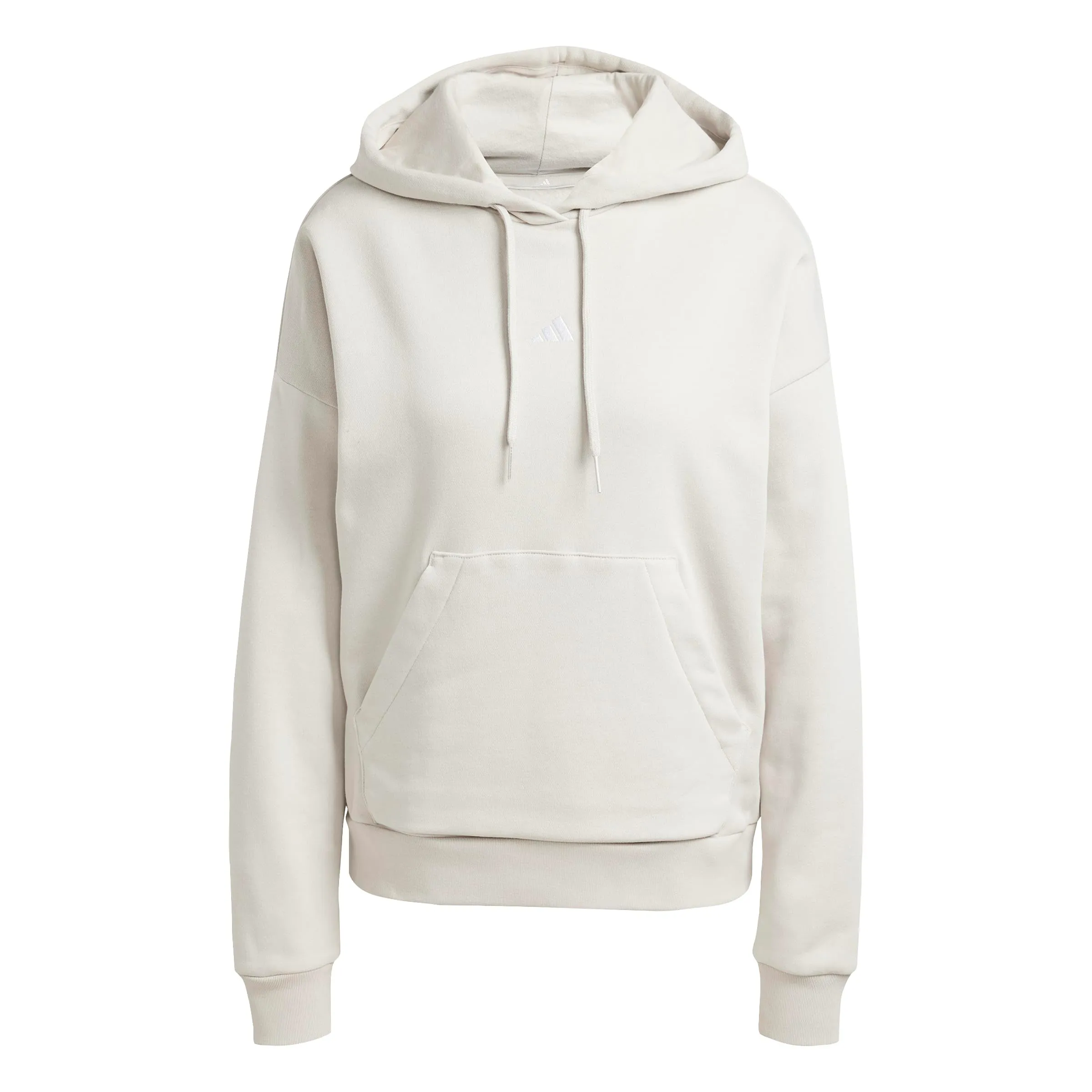 adidas Donna Essentials Small Logo Feel Cozy Hoodie Sweatshirt, Wonder Alumina/White, XXL - immagine 6