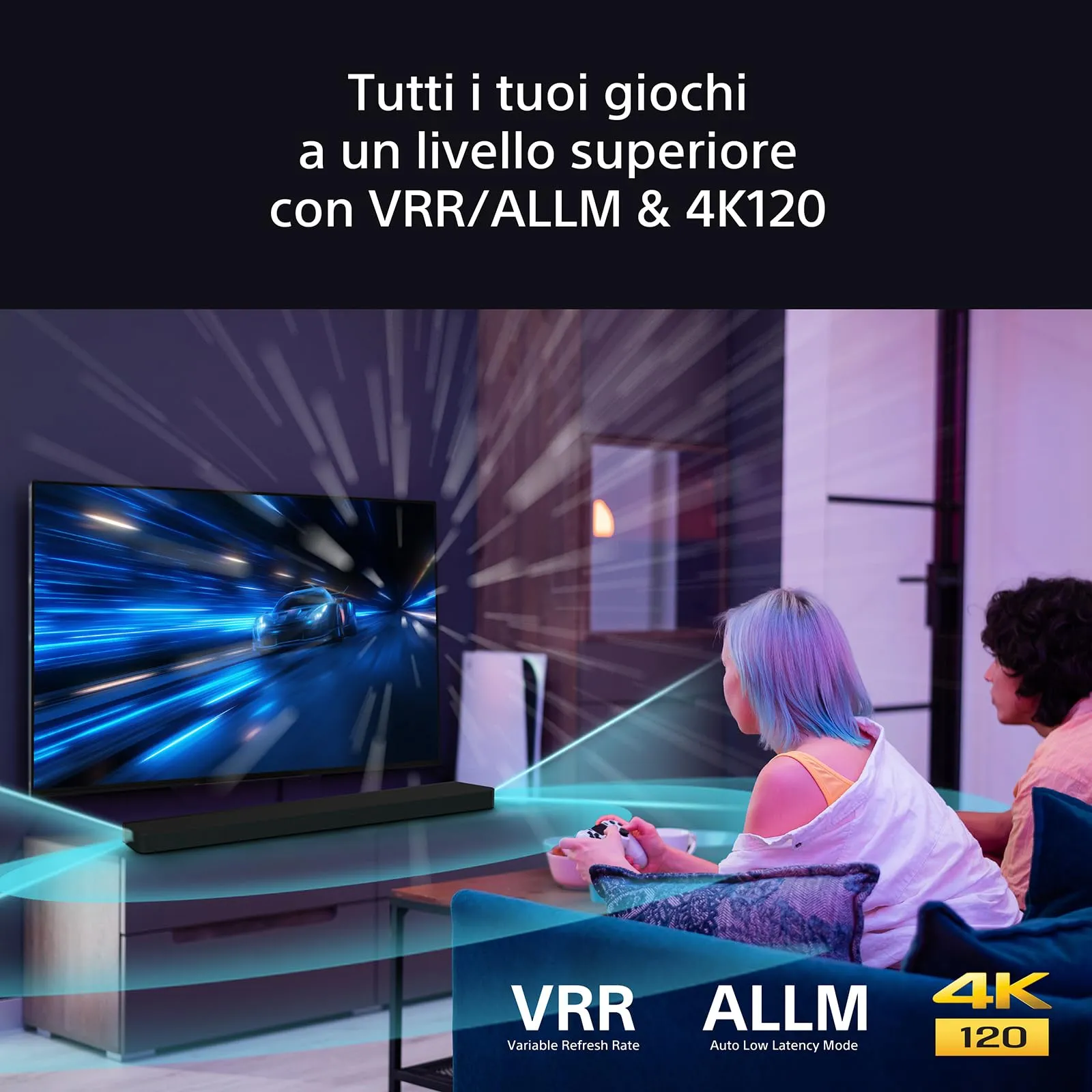 Sony BRAVIA Theatre Bar 8 – Dolby Atmos soundbar per TV, DTS:X, 13 Speakers, Wi-Fi, Bluetooth, 360 Spatial Sound Mapping, Hi Res Audio, nera, HT-A8000 - immagine 8