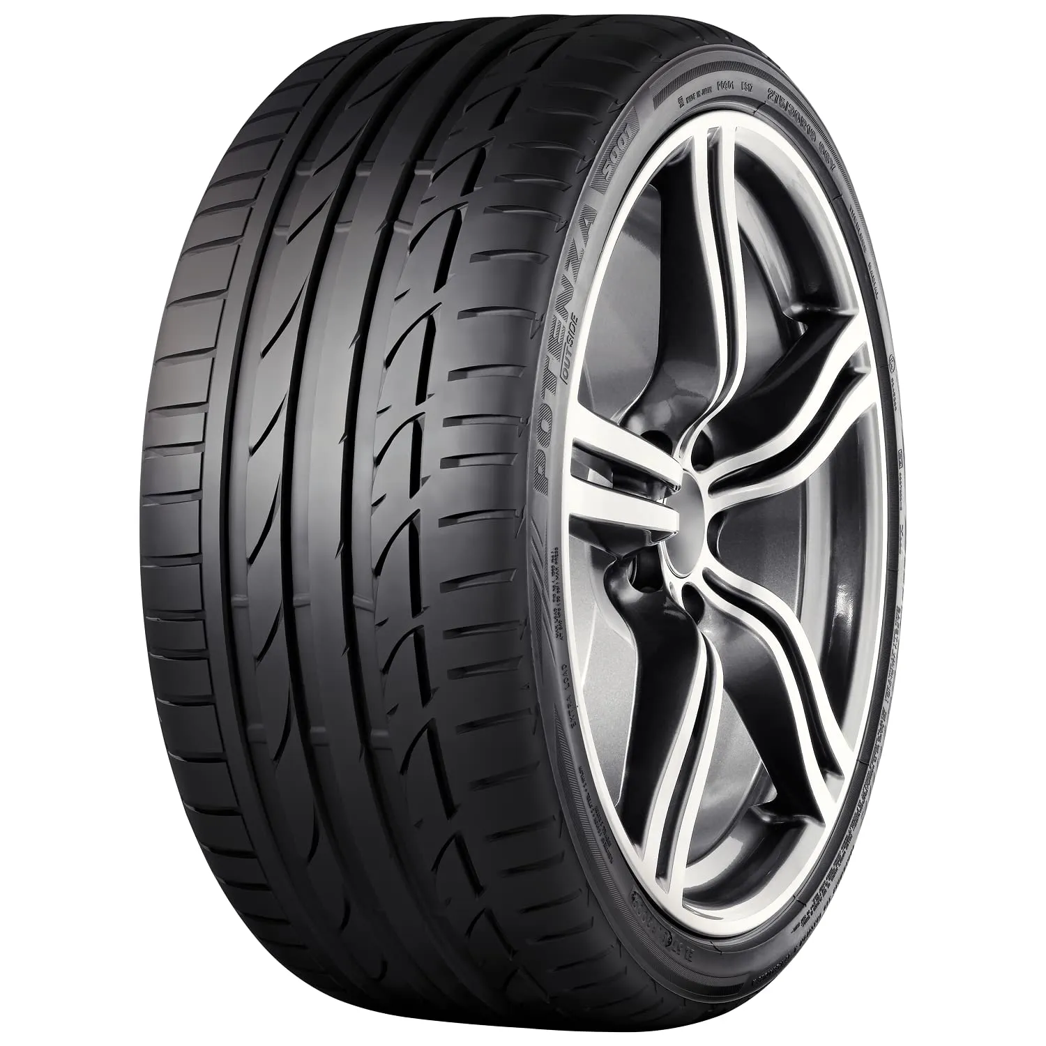 Bridgestone POTENZA S001-245/35 R20 95Y XL - D/B/72 - pneumatico estivo (per autovetture) - immagine 1