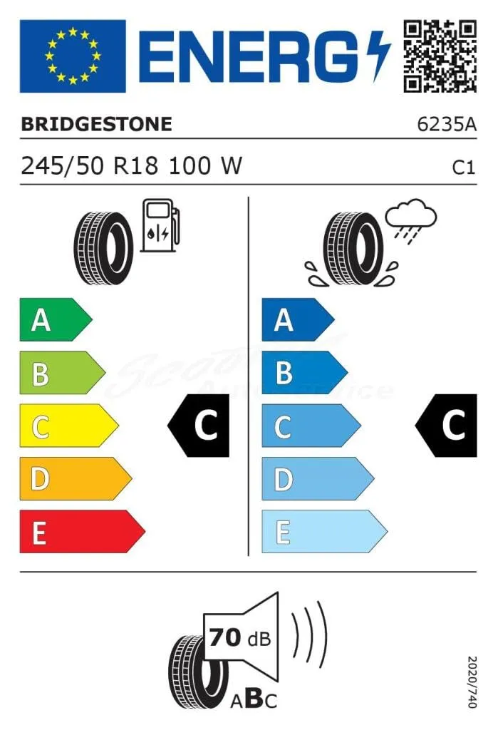 Bridgestone POTENZA S001-245/50 R18 100W MO - C/C/70 - pneumatico estivo (per autovetture) - immagine 2