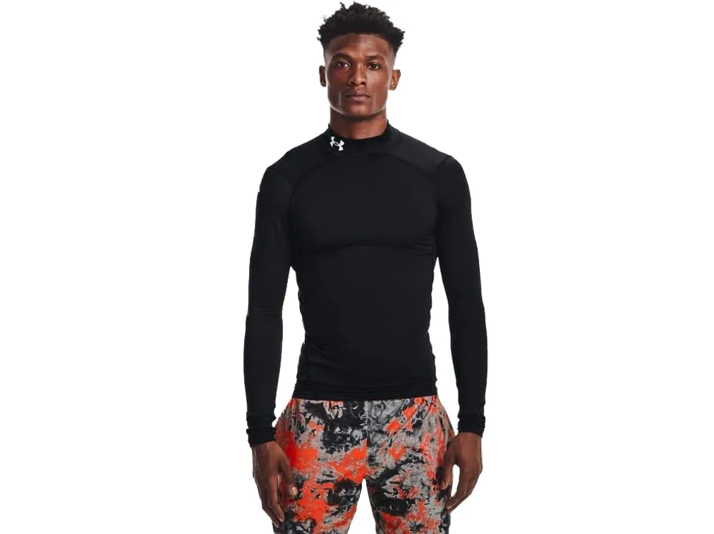 Under Armour ColdGear - Maglia a compressione a maniche lunghe, strato base in tessuto a doppio strato SMT - immagine 2