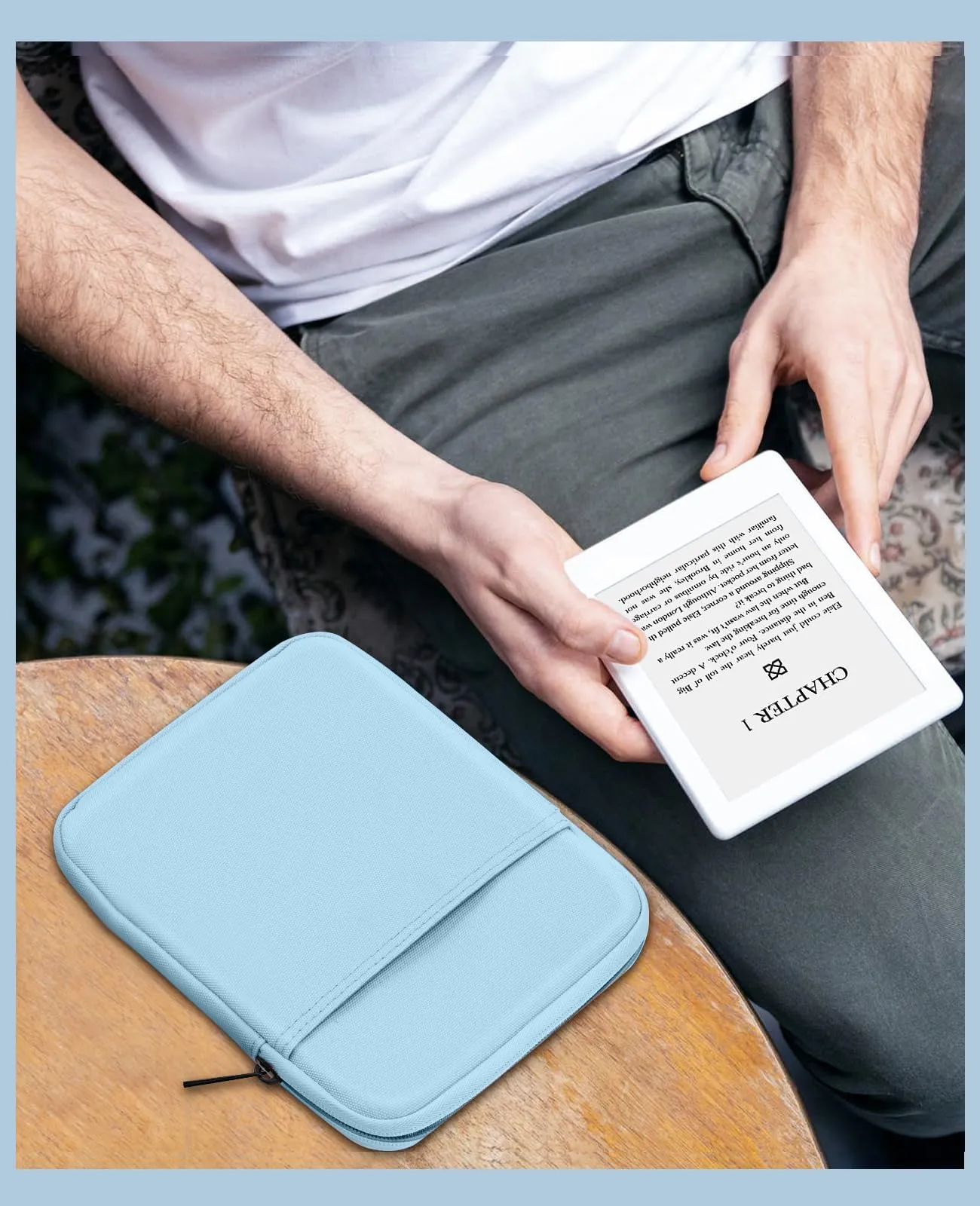 TiMOVO Custodia per Tablet 7-8 Pollici, Baby Blu - immagine 6