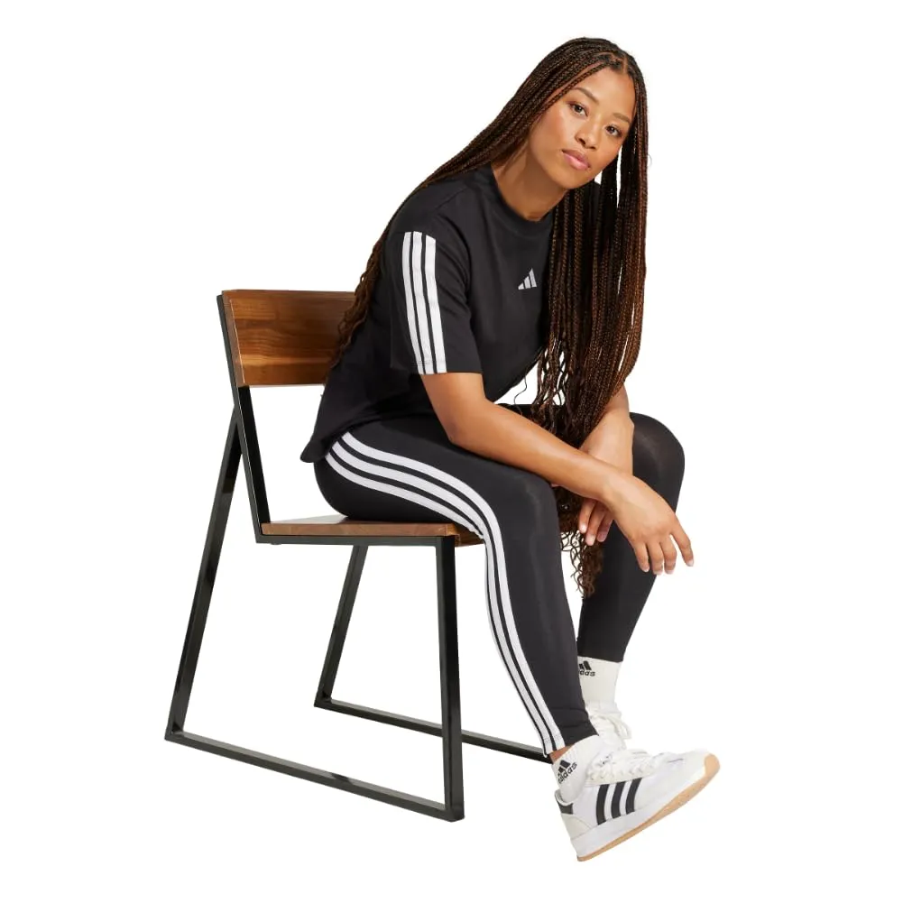 Adidas Leggings da Donna, Nero/Bianco., S - immagine 7
