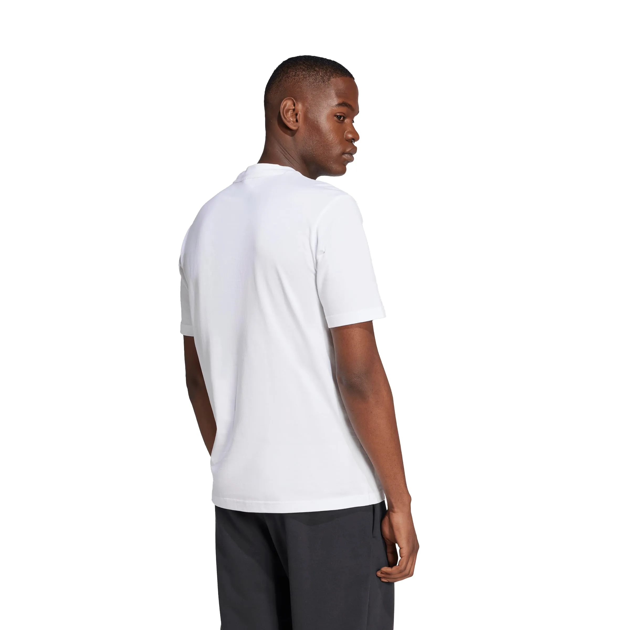 adidas Maglietta da uomo Trefoil, bianco / nero, XS - immagine 3
