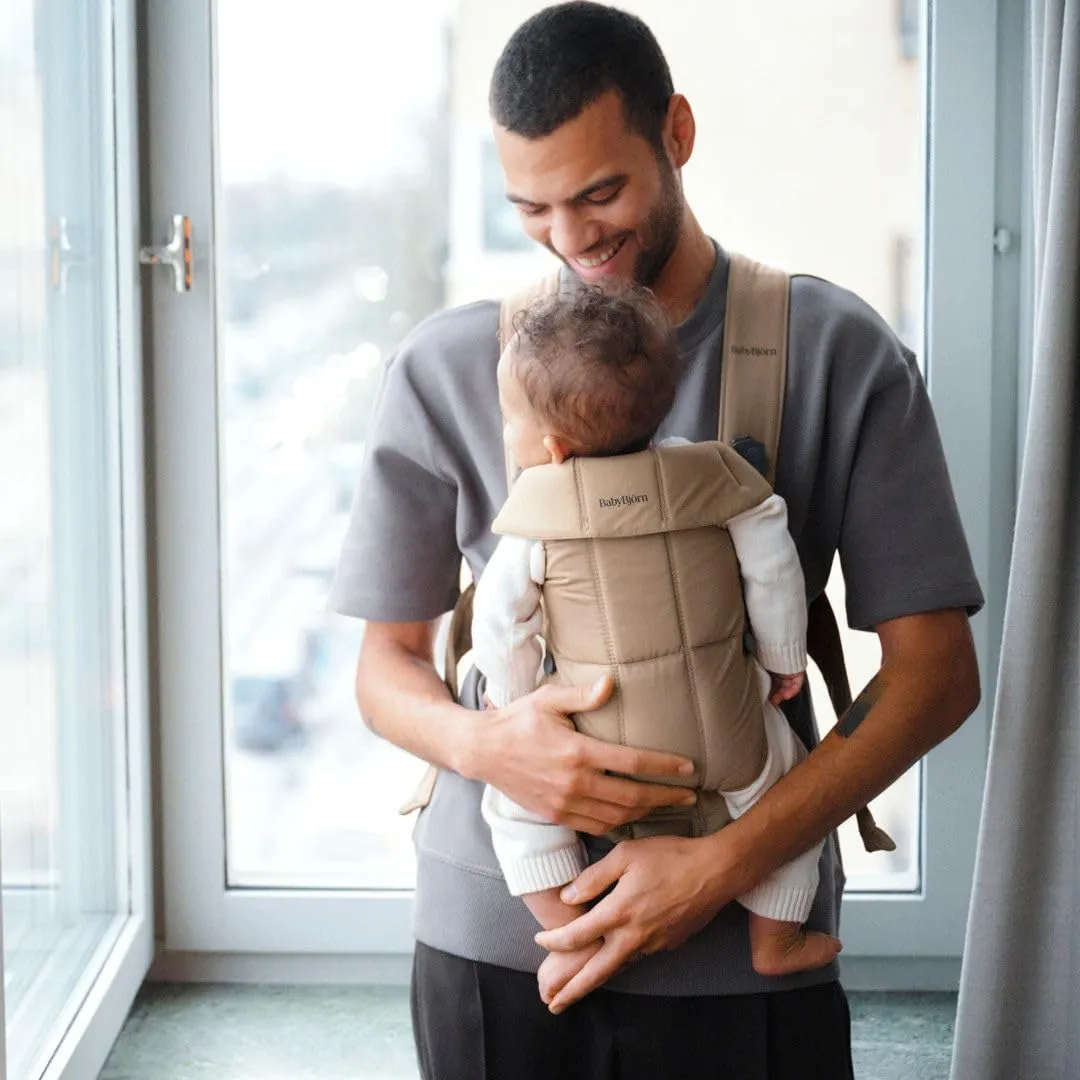 BabyBjörn Marsupio Mini, Tessuto, Beige - immagine 8
