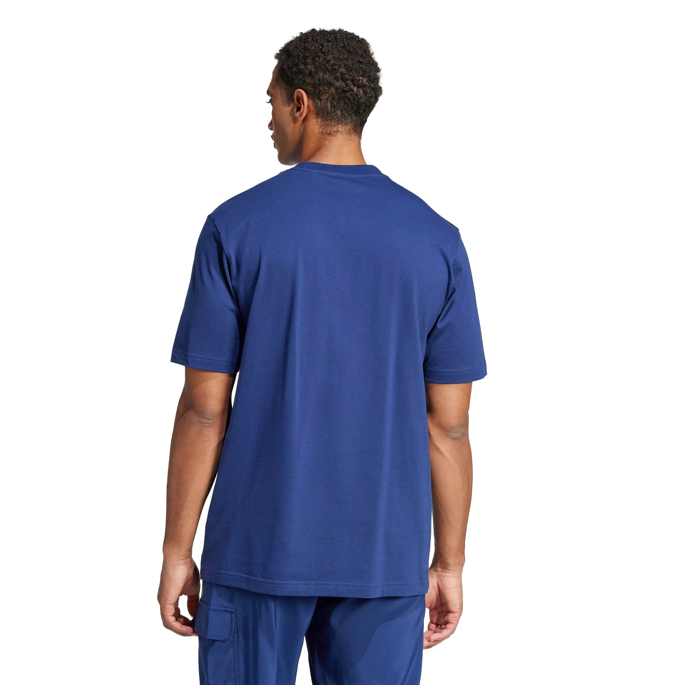 Adidas Essentials Linear Single Maglietta in jersey da uomo, T-shirt, M Tall - immagine 3