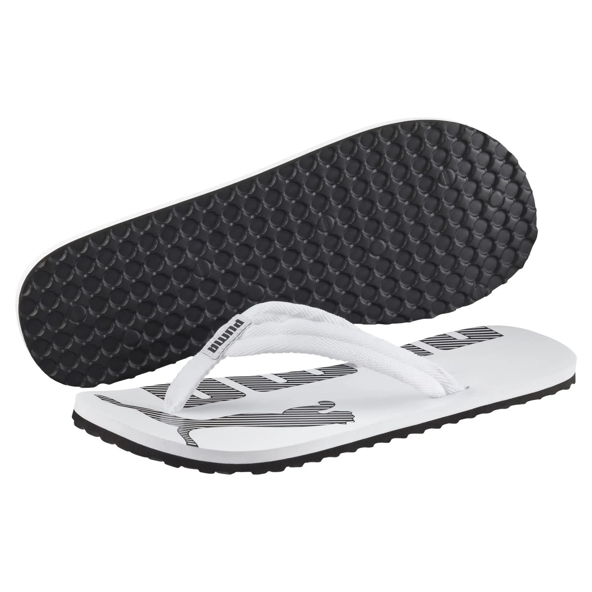 PUMA Unisex Epic Flip v2 Flip-Flop, White-Black, 37 EU - immagine 2