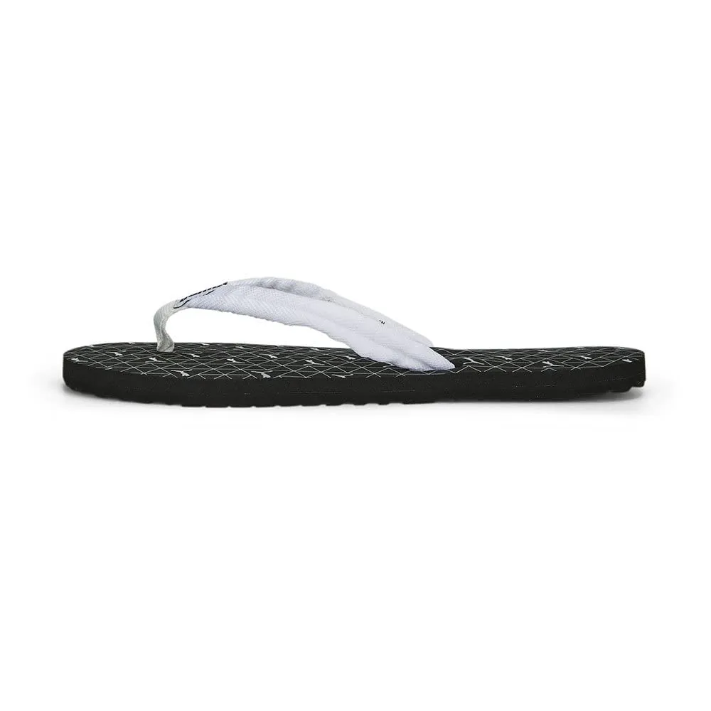 PUMA Men's Epic Flip V2 Logo Power Flop, White Black Cool Mid Gray, 35.5 EU - immagine 4