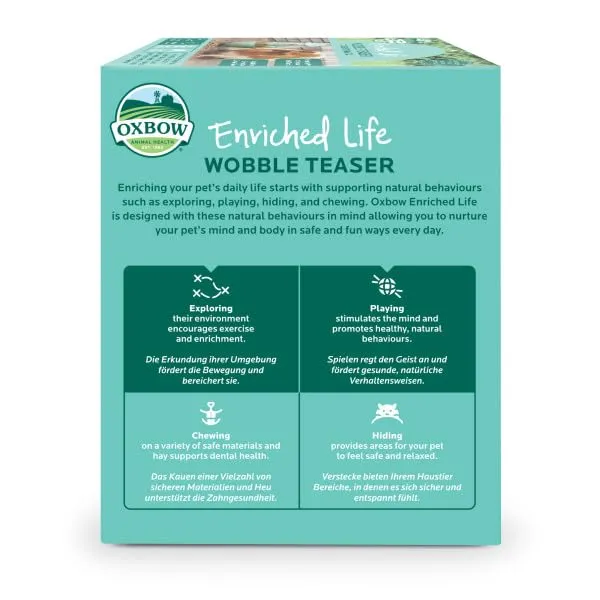 Oxbow Enriched Life Wobble Teaser - Giocattoli per Conigli, Porcellini d'India, Criceti, Ratti - immagine 2