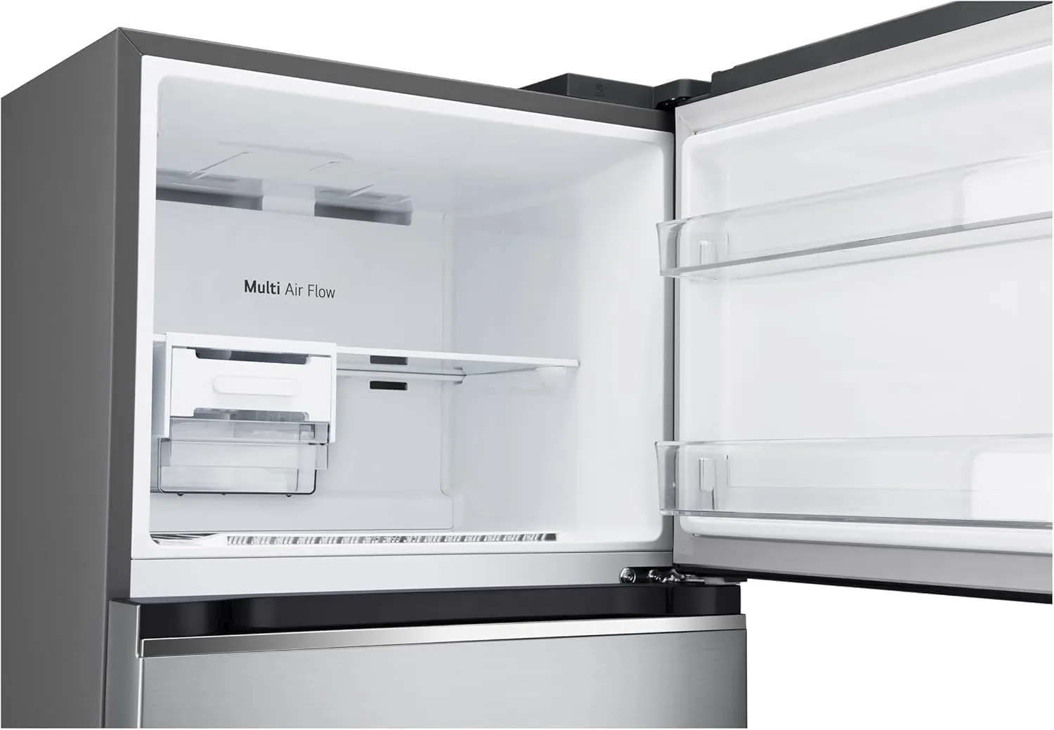 LG GTBV38PZGKD Frigorifero Combinato Super Slim 60cm, 335L, Frigorifero Total No Frost, Classe E, Door & Linear Cooling, Maniglie Integrate, Compressore Smart Inverter, Smart Diagnosis, Inox - immagine 10