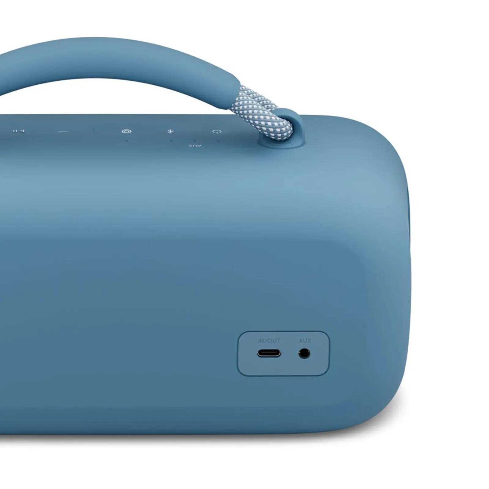 Bose SoundLink Max Cassa Audio Bluetooth Portatile Waterproof, Speaker Impermeabile, 20 h di Batteria, USB-C, AUX Input 3,5 mm Integrato, Blu tramonto - immagine 5