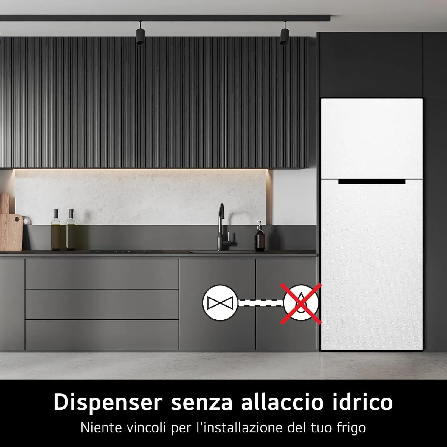 LG GTF744SEPED Frigorifero Doppia Porta, 509L, Dispenser, Total No Frost - immagine 5