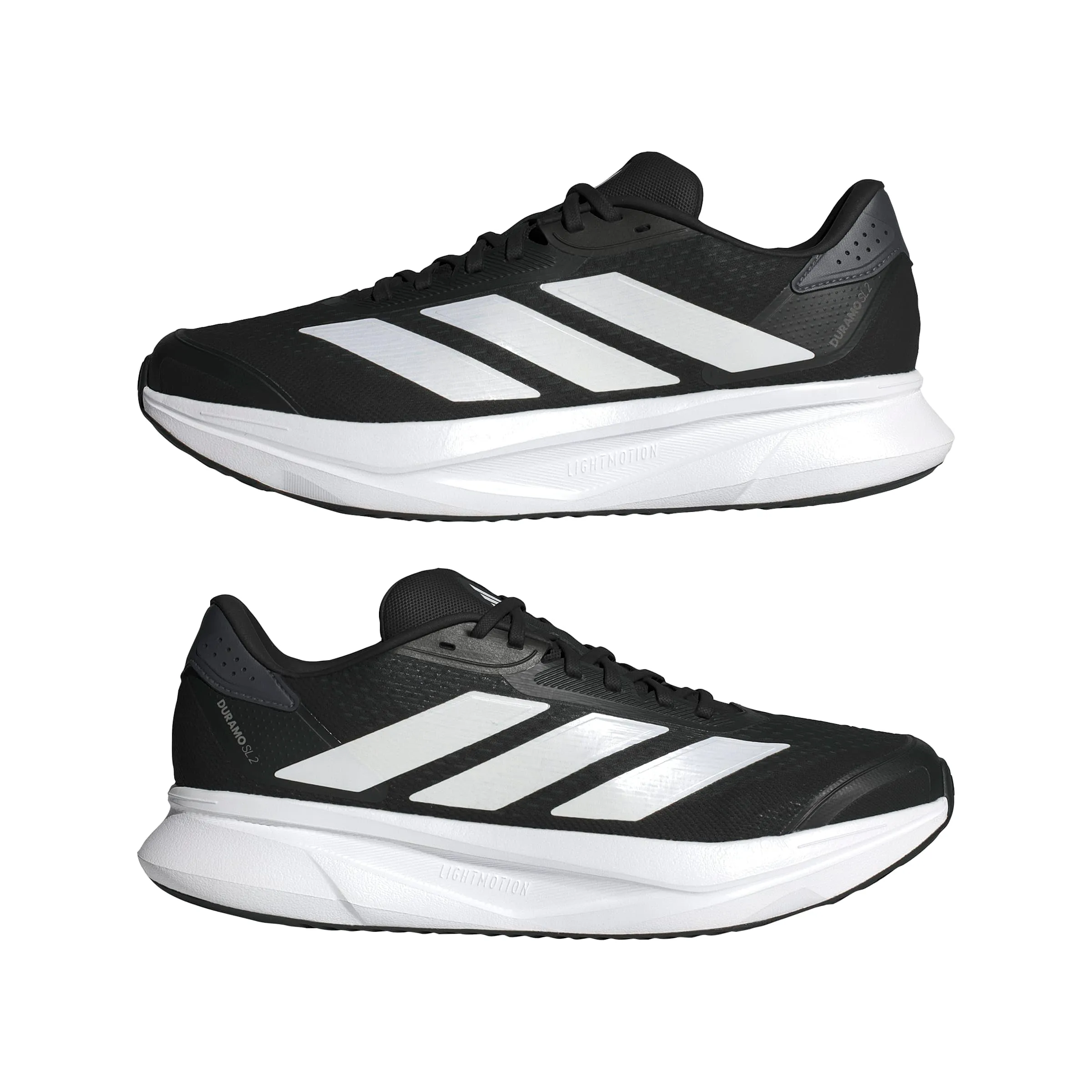 Adidas Sneaker da Corsa Duramo SL 2.0 da Uomo, Nero/Bianco/Grigio, 36 2/3 EU - immagine 7