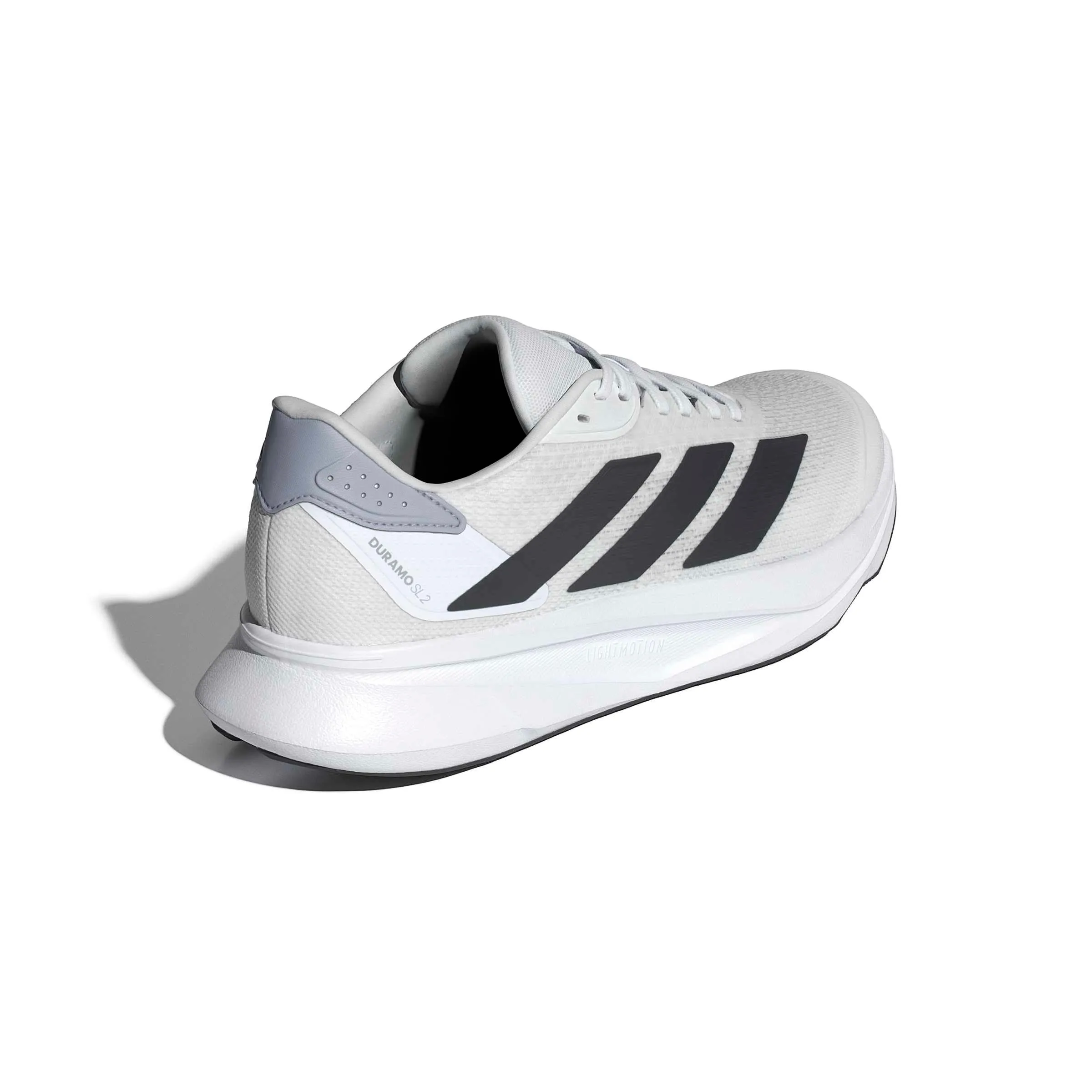 adidas Duramo SL 2.0 Scarpe da Corsa Uomo, Bianco Nero Halo Argento, 49 EU - immagine 5