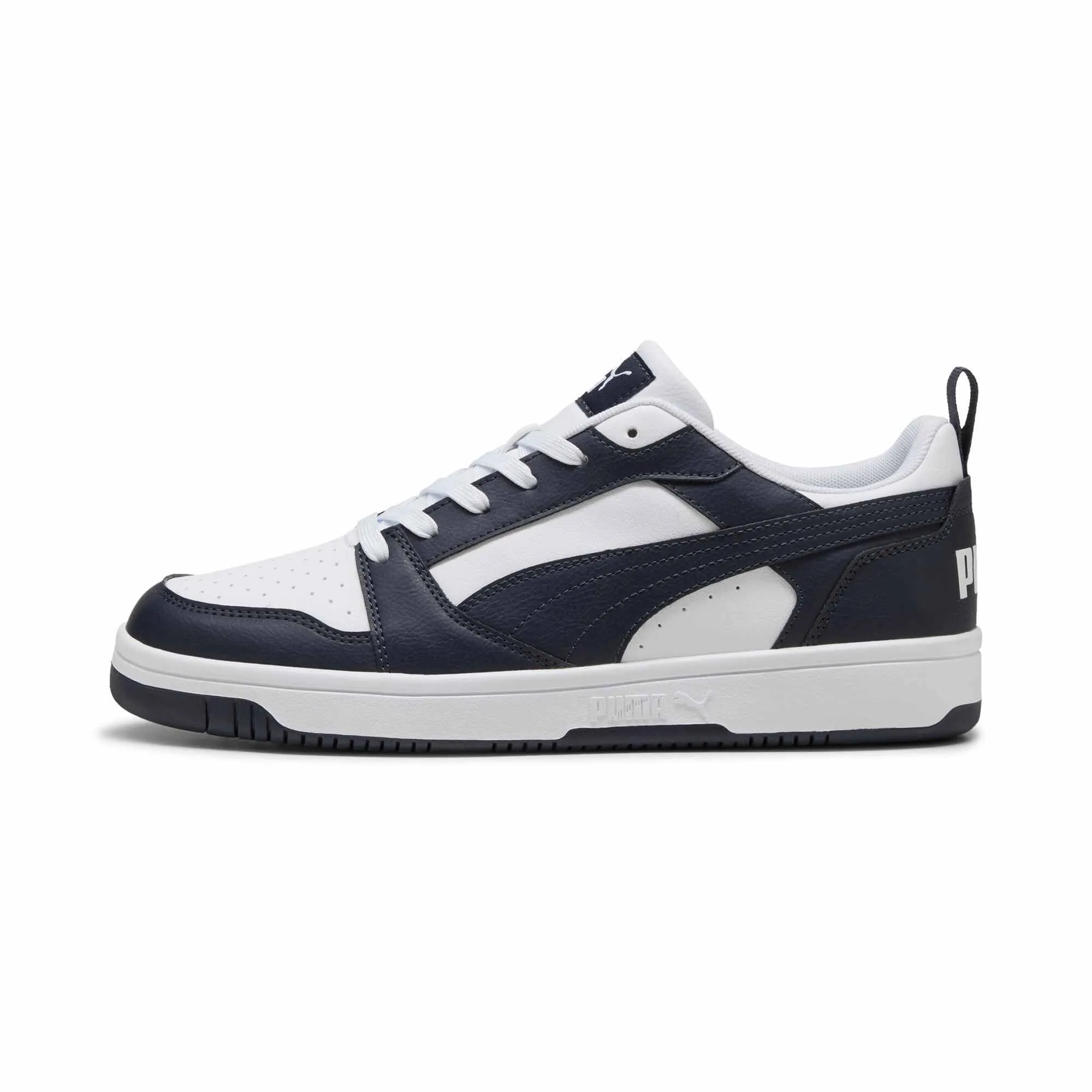 Puma Rebound V6 Low, Sneaker Unisex - Adulto, White New Navy, 44.5 EU - immagine 1