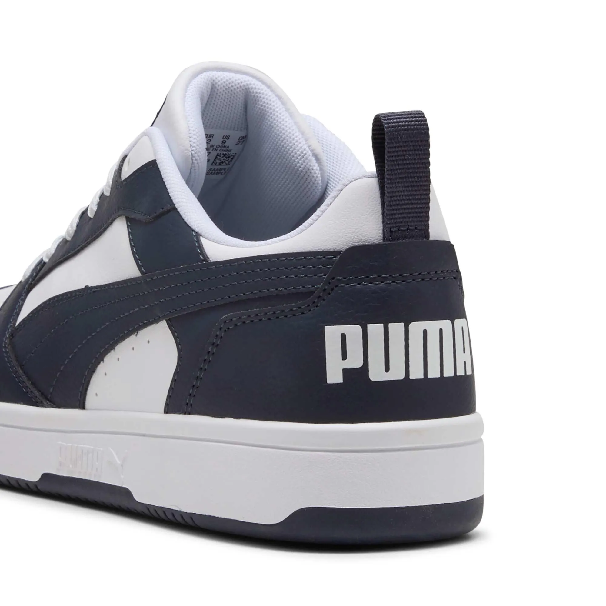 Puma Rebound V6 Low, Sneaker Unisex - Adulto, White New Navy, 44.5 EU - immagine 2