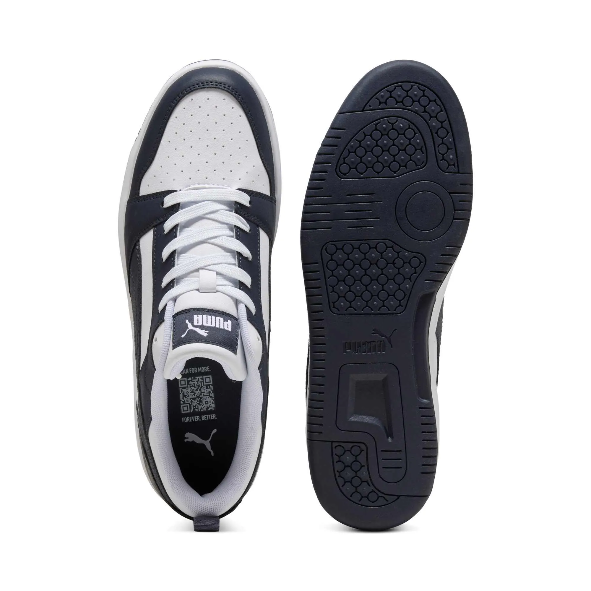 Puma Rebound V6 Low, Sneaker Unisex - Adulto, White New Navy, 40 EU - immagine 4