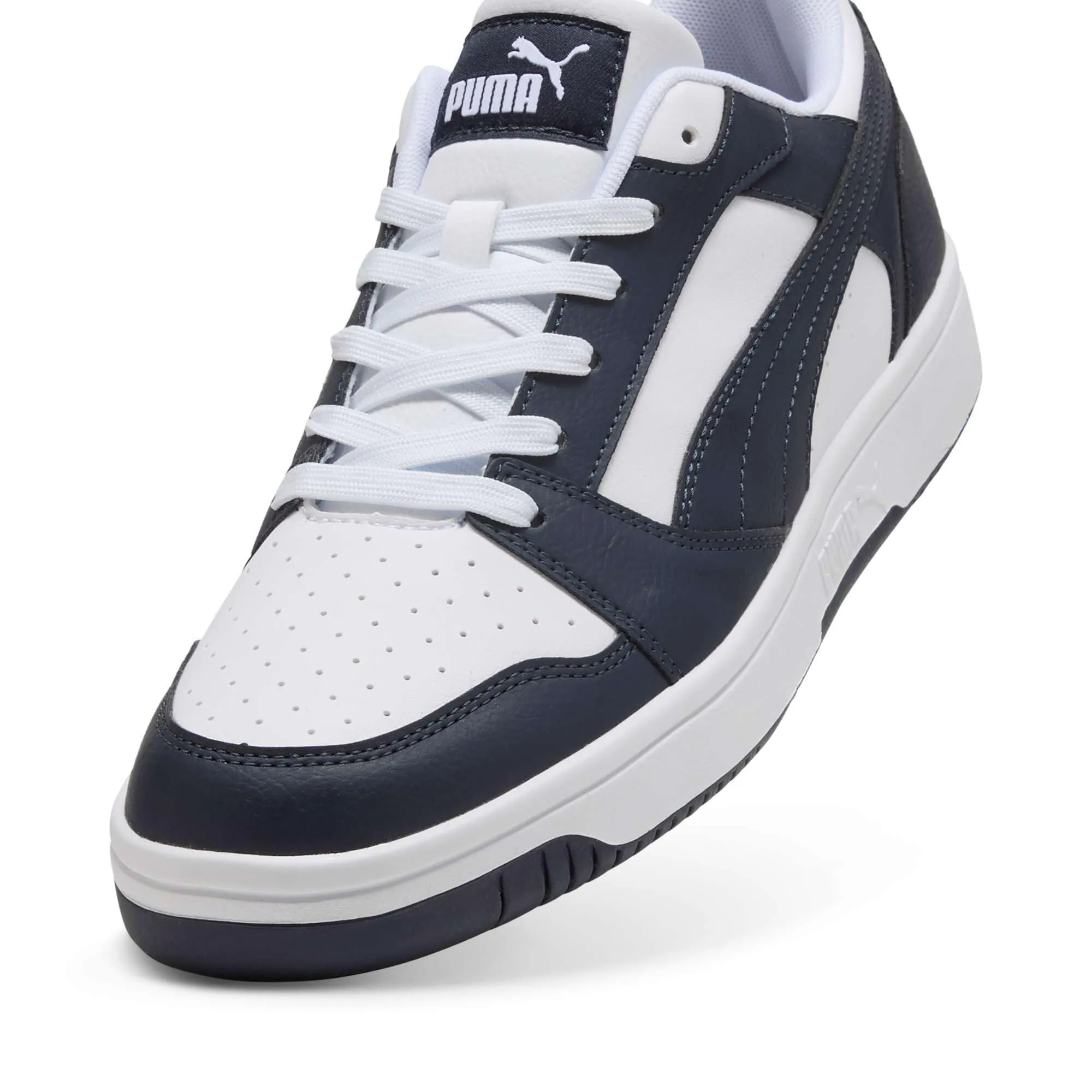 Puma Rebound V6 Low, Sneaker Unisex - Adulto, White New Navy, 40 EU - immagine 5
