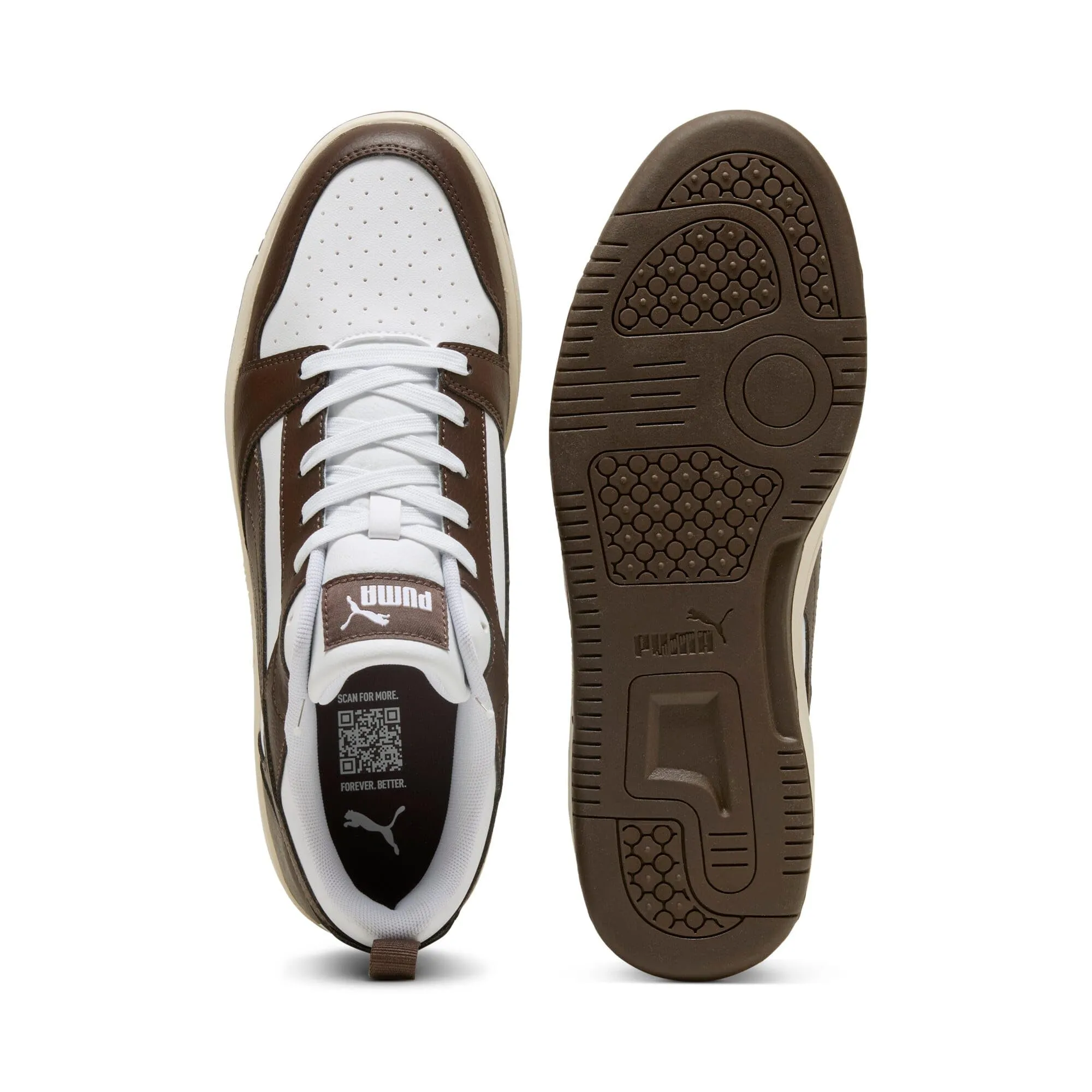Puma Rebound V6 Low, Sneaker Unisex - Adulto, White Chocolate Alpine Snow, 36 EU - immagine 4
