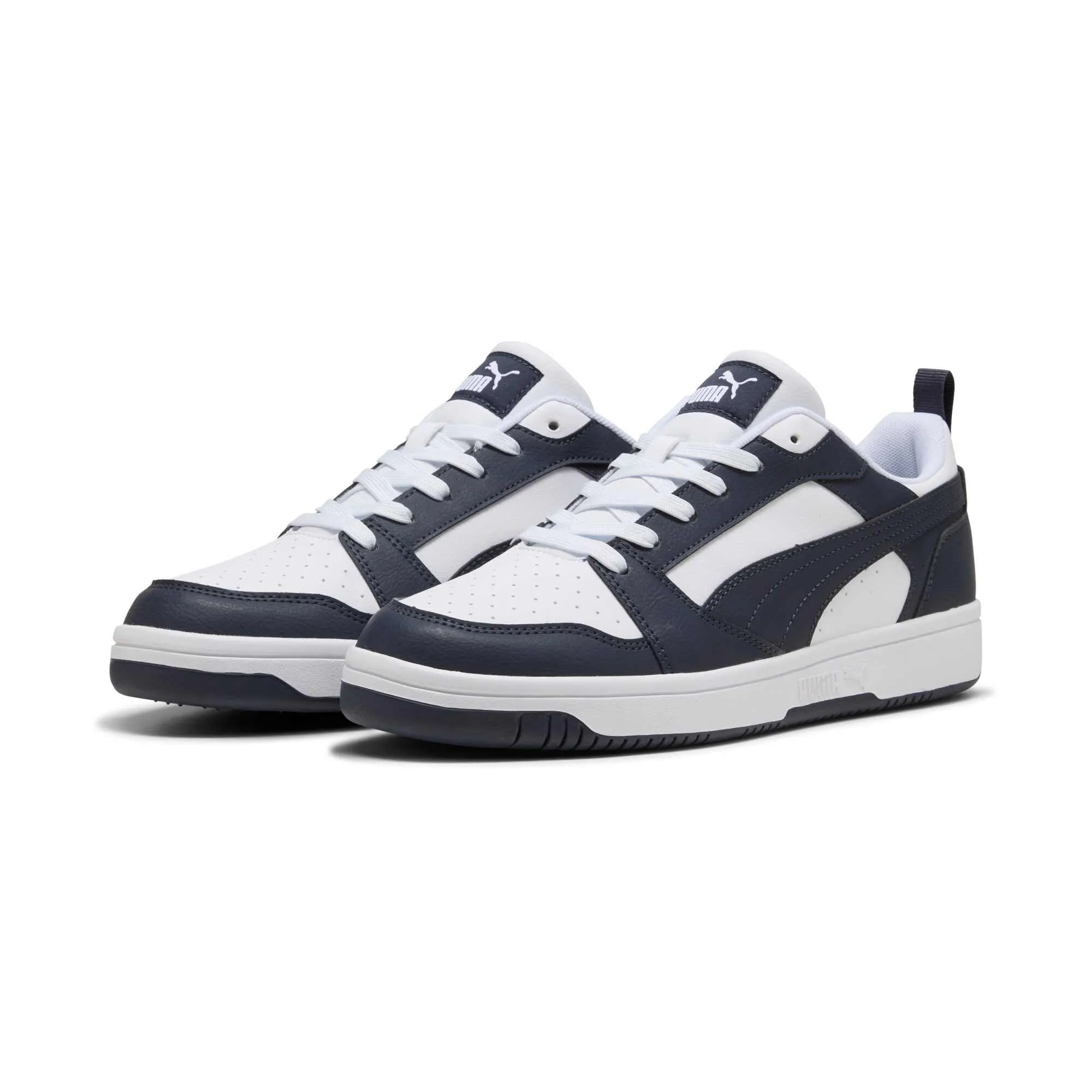 Puma Rebound V6 Low, Sneaker Unisex - Adulto, White New Navy, 44 EU - immagine 6