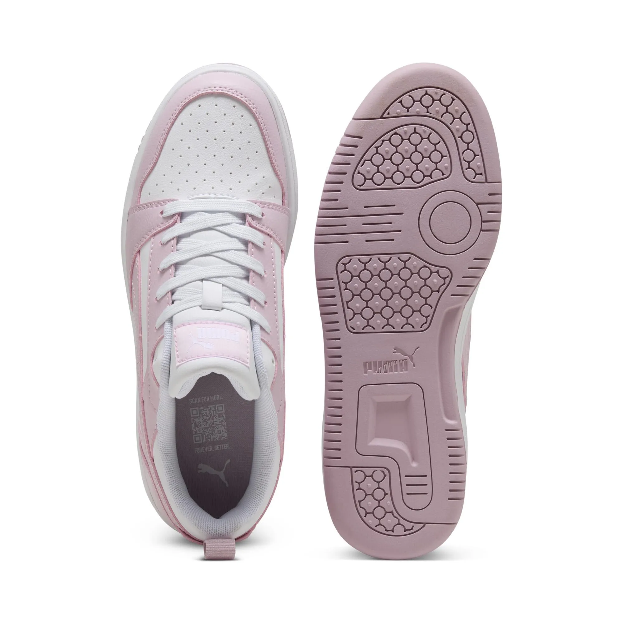 Puma Rebound V6 Low, Sneaker Unisex - Adulto, White Rose Mauve, 47 EU - immagine 5