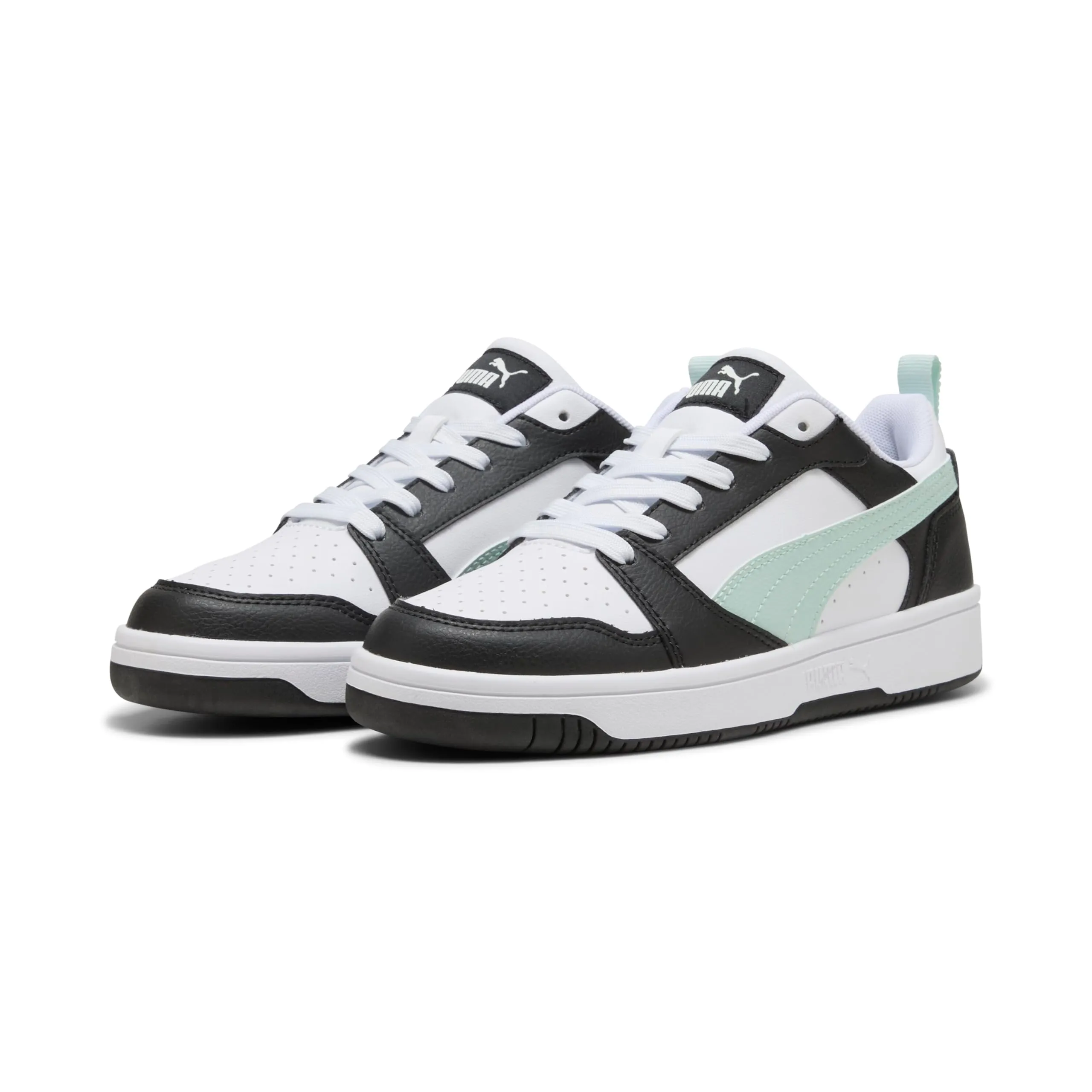 Puma Rebound V6 Low, Sneaker Unisex - Adulto, Black Peaceful Blue White, 35.5 EU - immagine 1