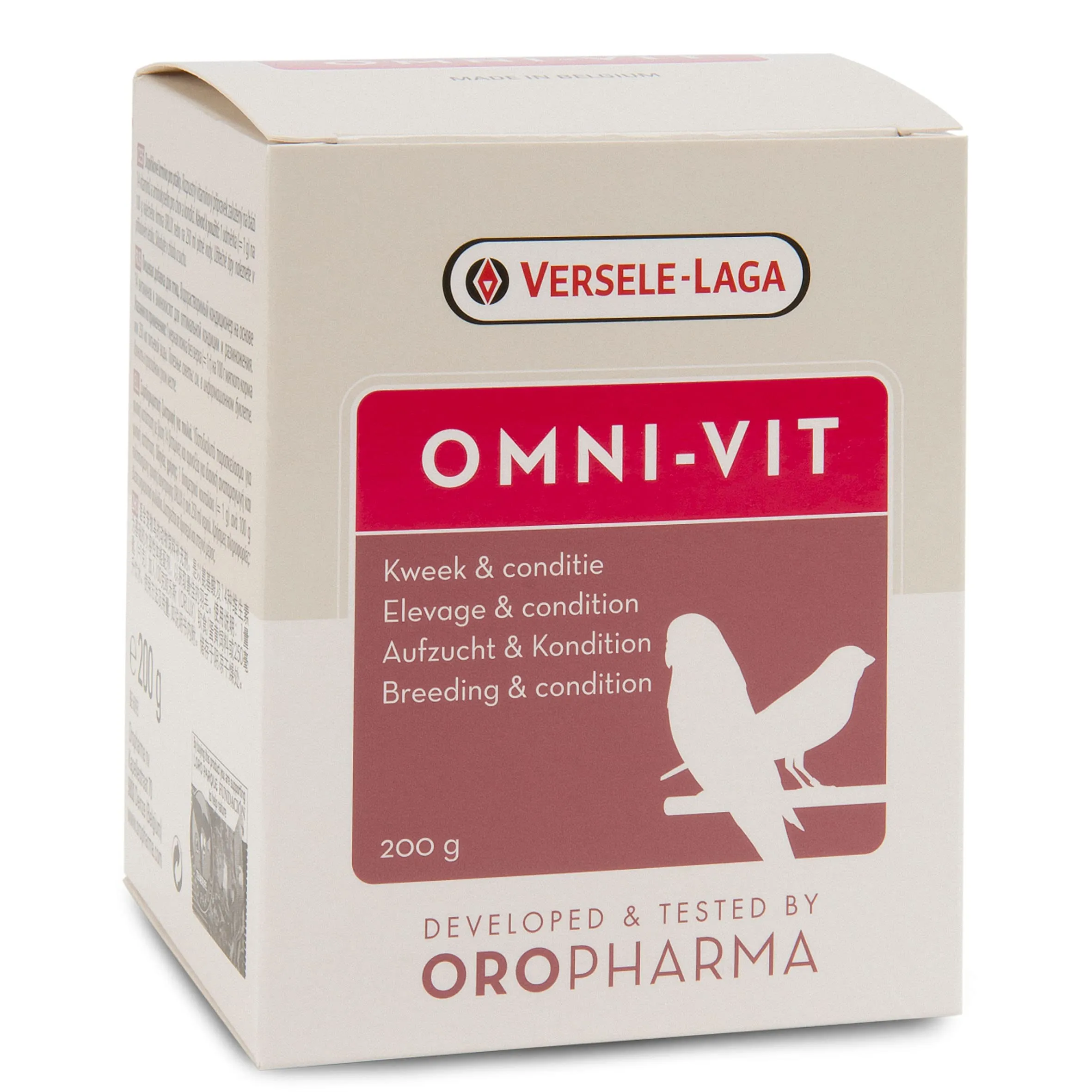 VERSELE-LAGA - Oropharma Omni-Vit - Mix di vitamine per uccelli - Per l'allevamento e condizioni generali ottimali - 200g - immagine 1