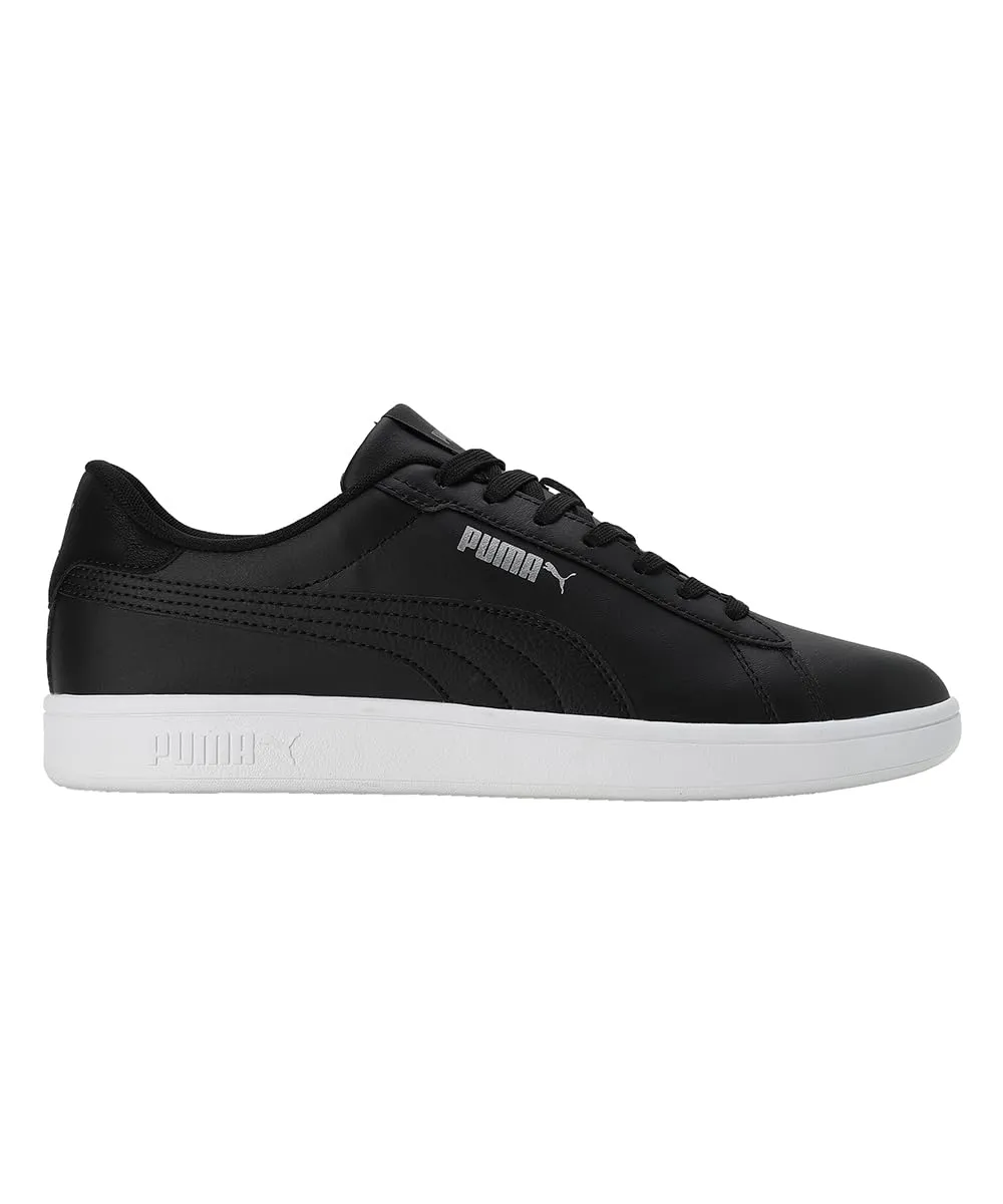 PUMA Smash 3.0 L, Scarpe da ginnastica Unisex-Adulto, Multicolore (PUMA Black-PUMA Black-PUMA White), 37.5 EU - immagine 3