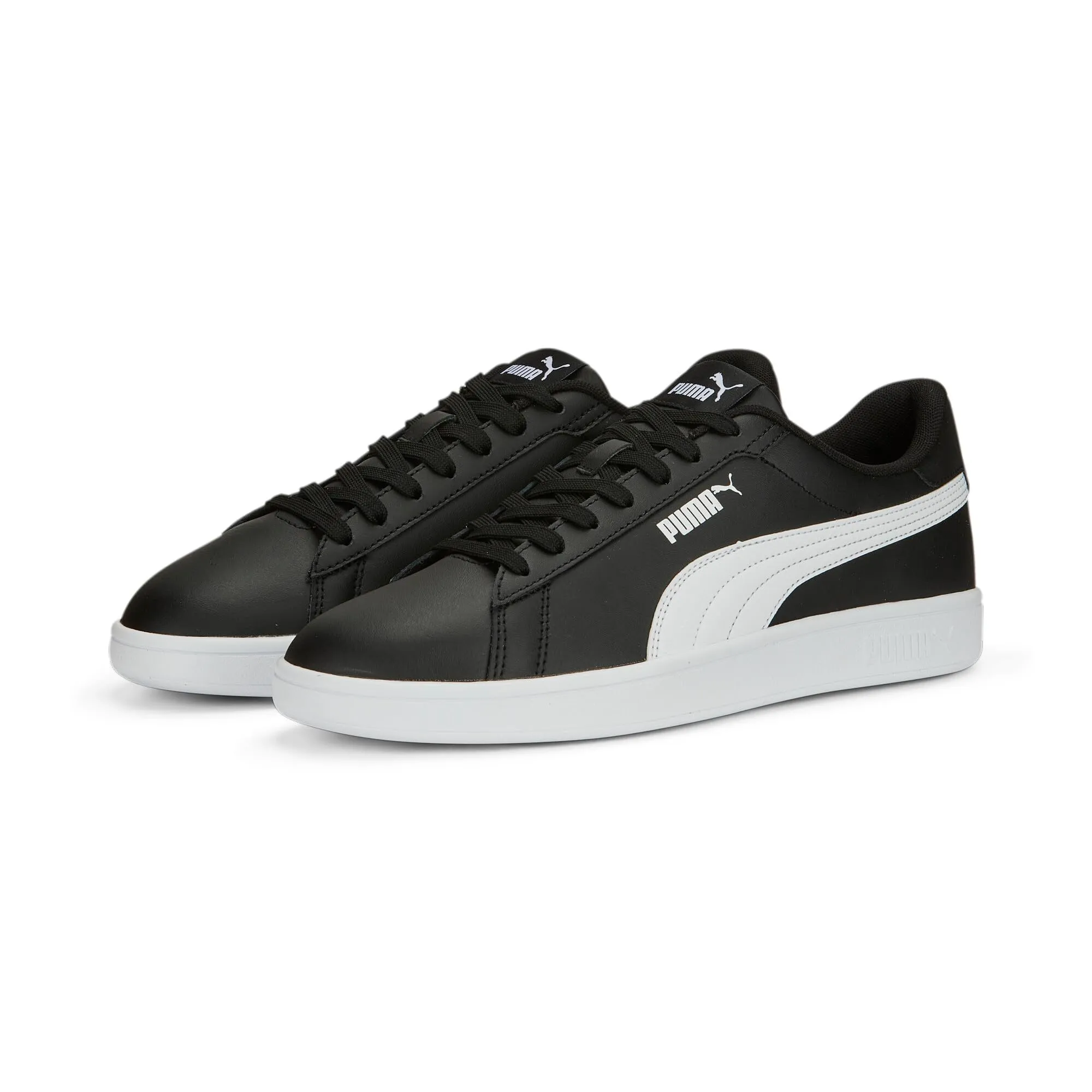 PUMA Smash 3.0 L, Scarpe da ginnastica Unisex-Adulto, Multicolore (PUMA Black-PUMA White), 42.5 EU - immagine 2