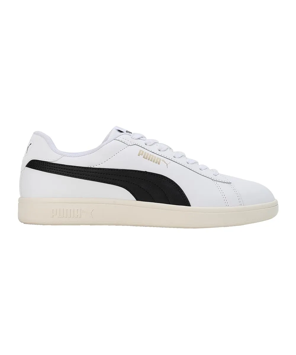 PUMA Smash 3.0 L, Scarpe da ginnastica Unisex-Adulto, Multicolore (PUMA White-PUMA Black-PUMA Gold-Frosted Ivory), 48.5 EU - immagine 3
