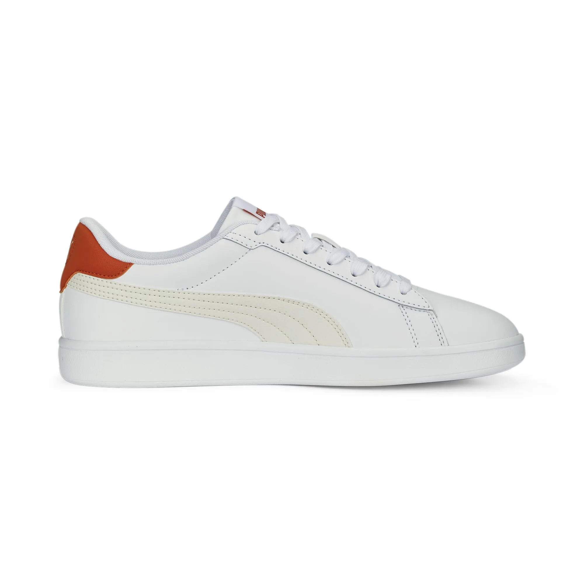 PUMA Unisex Smash 3.0 L Scarpe da ginnastica, Puma White Vapor Gray Chili Pepper, 40 EU - immagine 5