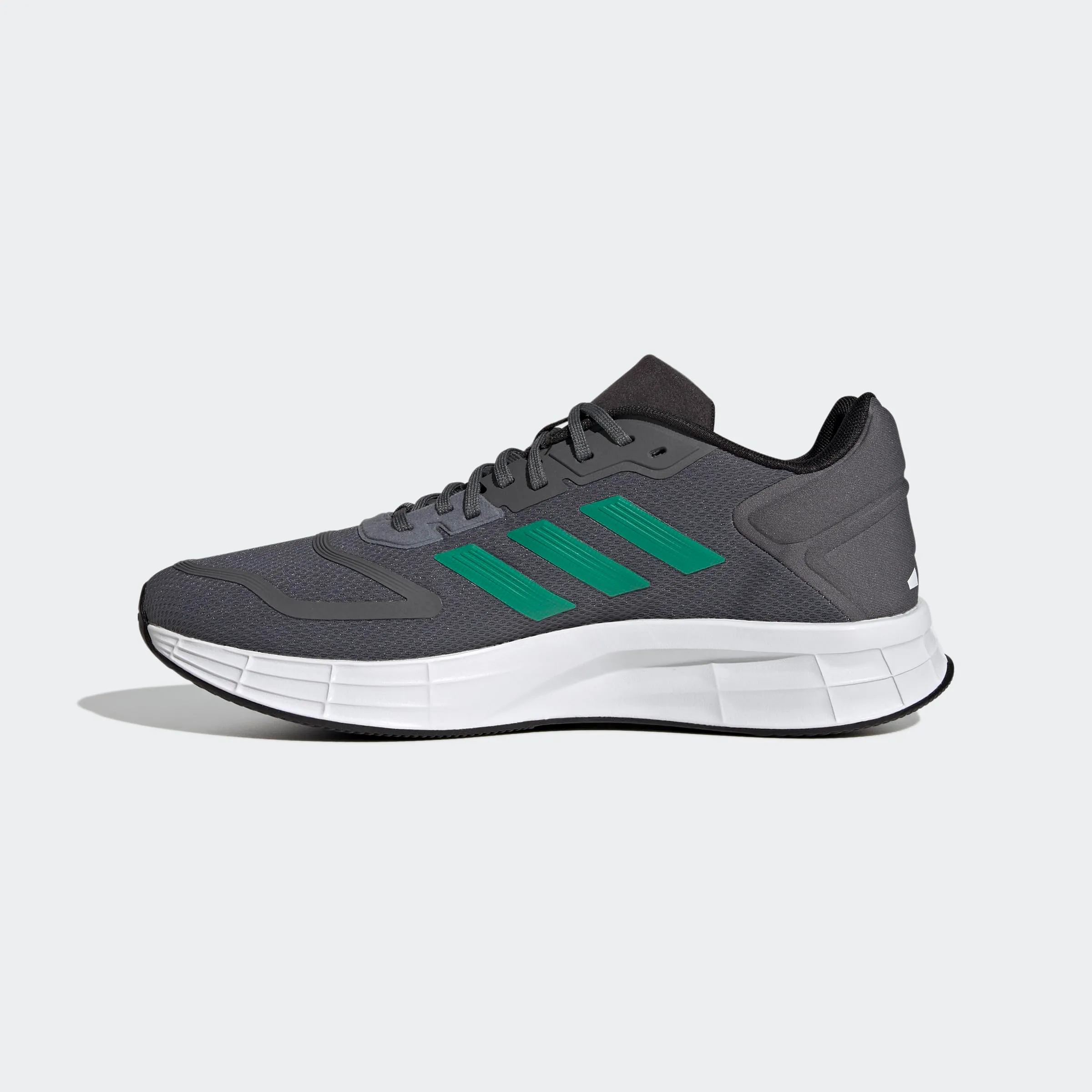 adidas Uomo Duramo 10 Shoes, Grey Five / Court Green / Cloud White, 44 EU - immagine 2