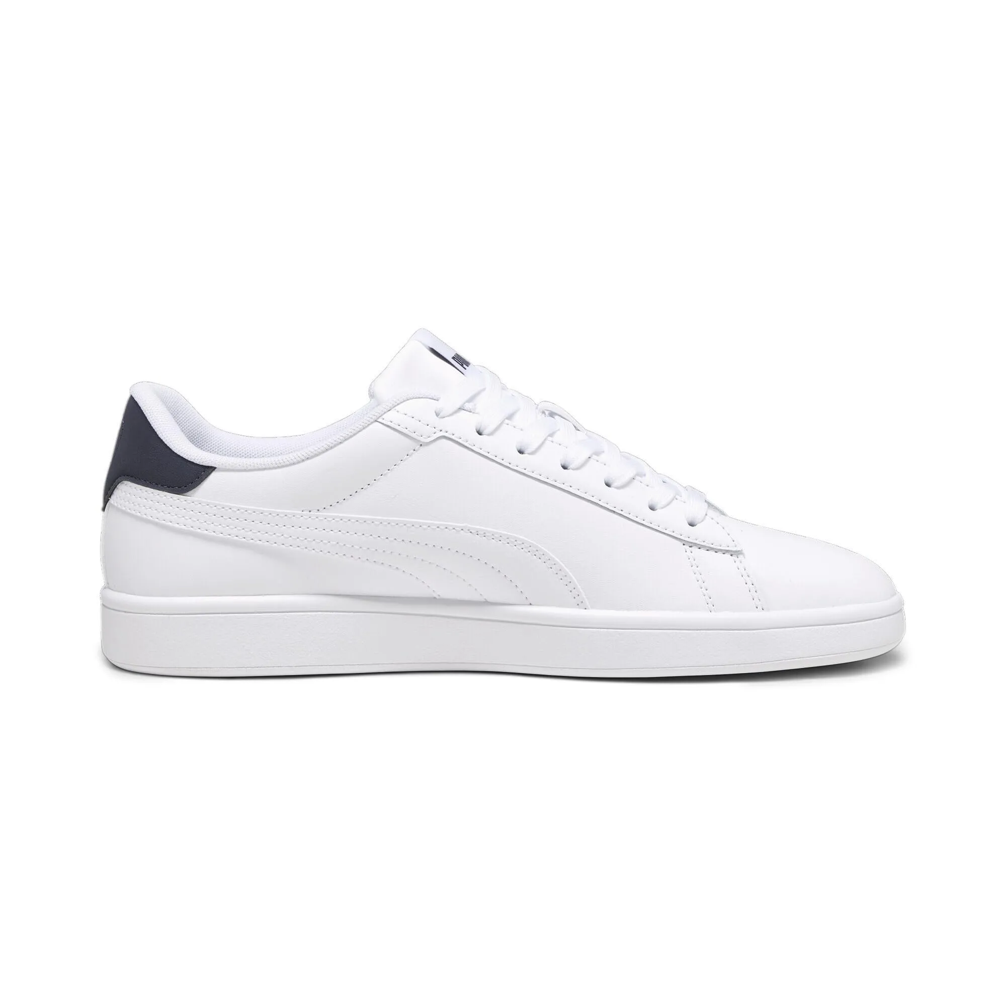 PUMA Smash 3.0 L, Scarpe da ginnastica Unisex-Adulto, Bianco (PUMA White-PUMA Navy-PUMA Gold), 46 EU - immagine 8