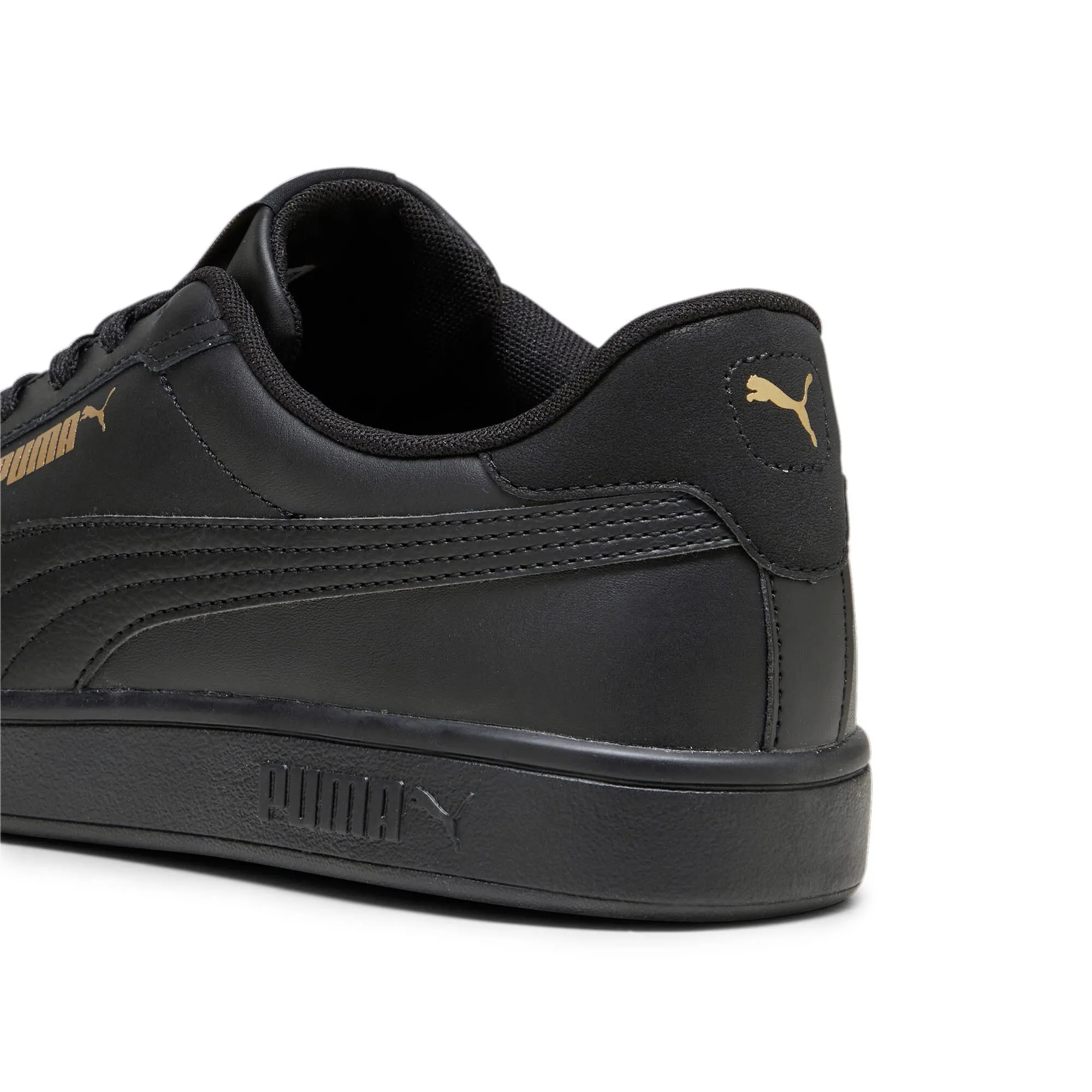 PUMA Smash 3.0 L, Scarpe da ginnastica Unisex-Adulto, Nero (PUMA Black-PUMA Gold-PUMA Black), 44 EU - immagine 5