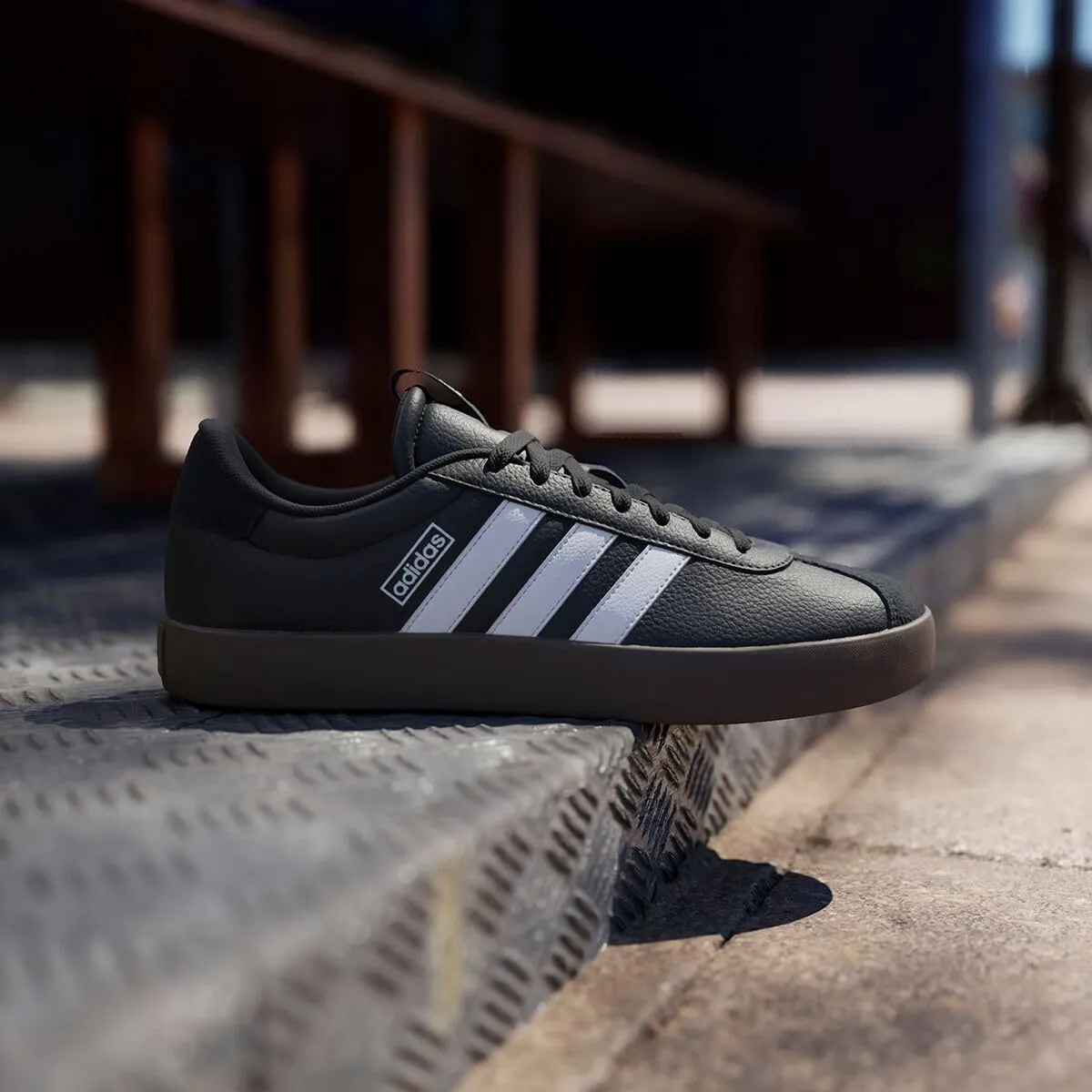 adidas Sneaker da Uomo VL Court 3.0, Nero/Bianco/Gomma, 13 - immagine 2