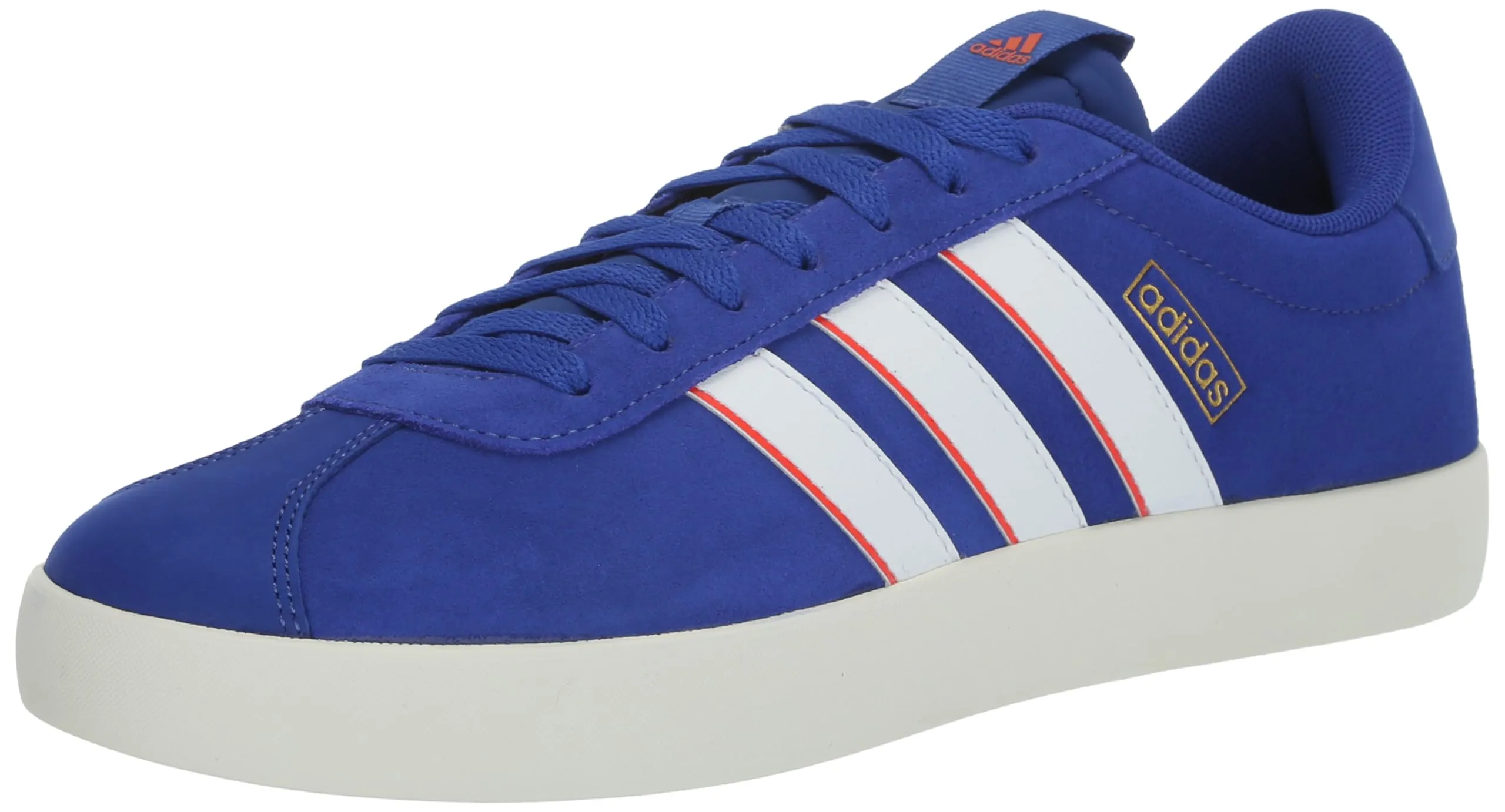 Adidas VL Court 3 Scarpe da uomo, Blu/bianco/rosso (Semi Lucid Blue White Bright Red), 41 1/3 EU - immagine 1