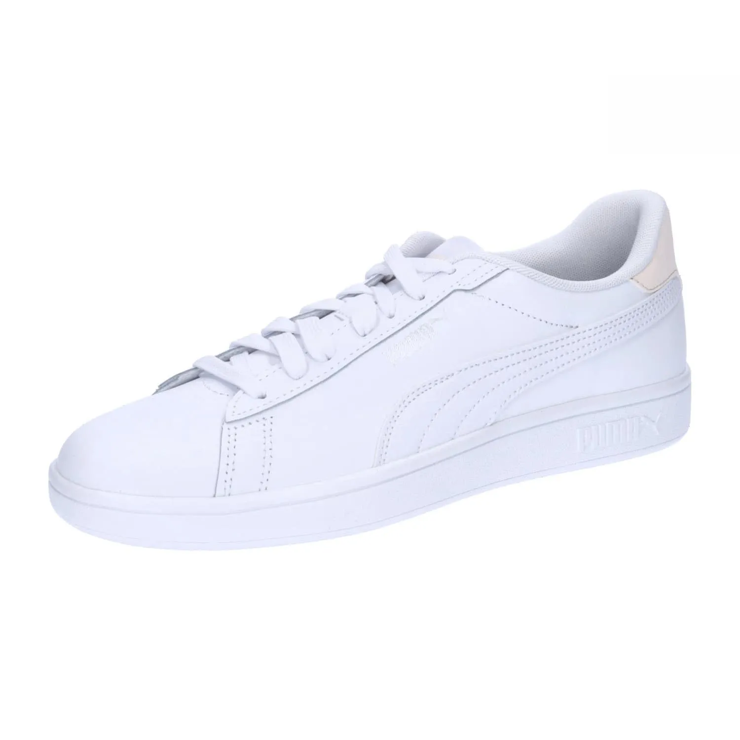 PUMA Unisex Smash 3.0 L Scarpe da ginnastica, Puma White Rosebay Puma Silver, 37 EU - immagine 1