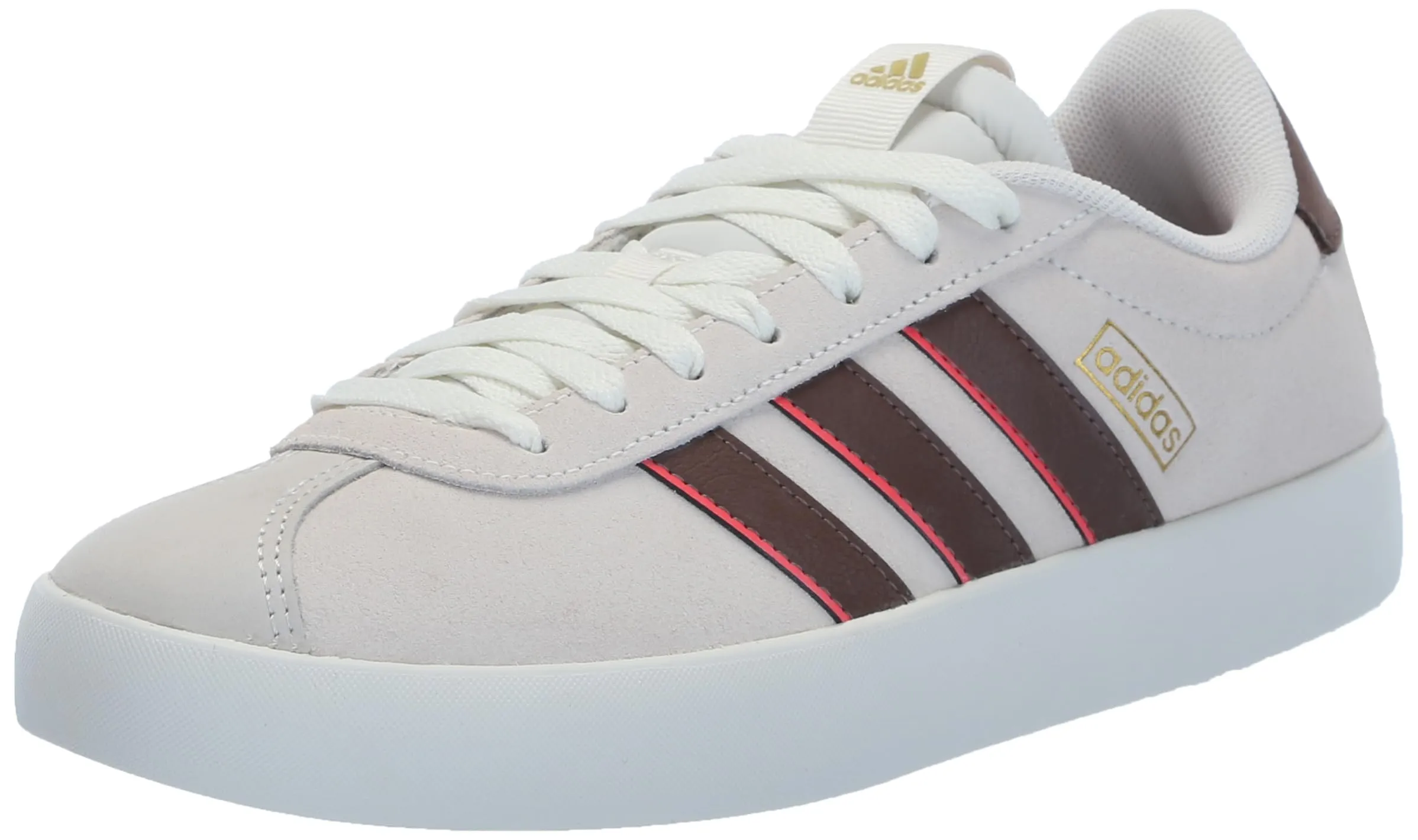 adidas Vl Court 3.0 - Sneaker da uomo, colore: Bianco sporco/Earth Strata/Oro metallizzato, 4.5 - immagine 1