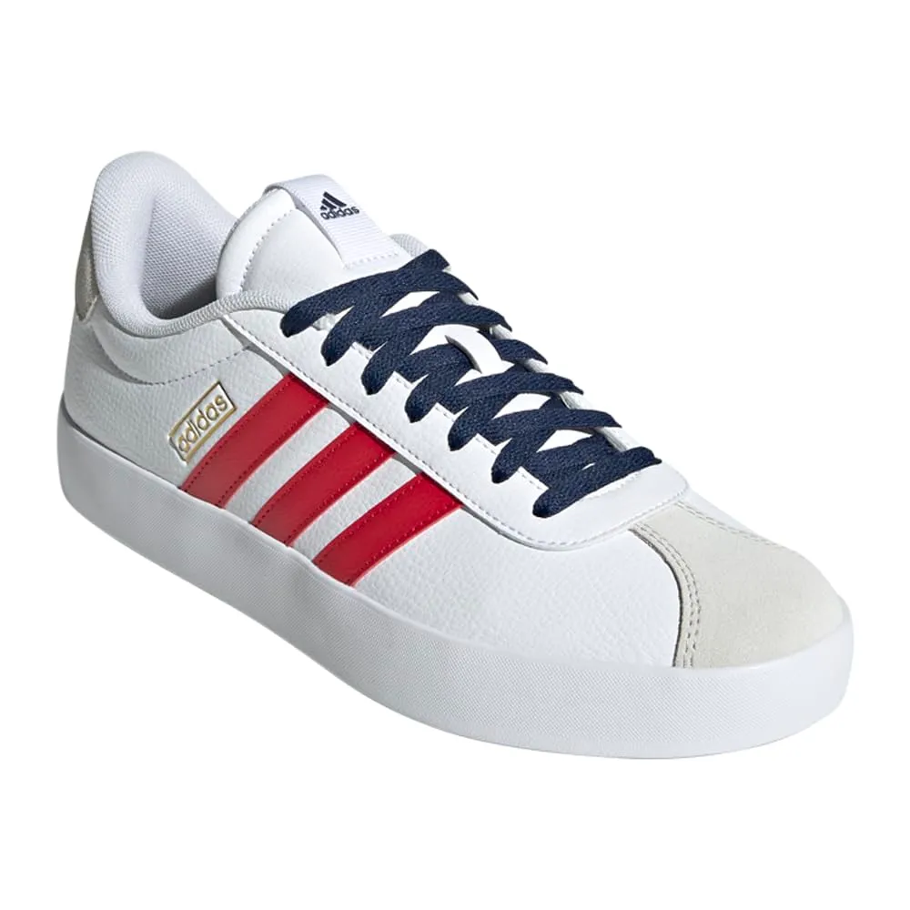Adidas Uomo VL Court 3.0, Bianco/Better Scarlet/Team Blu Navy, 9.5 - immagine 2