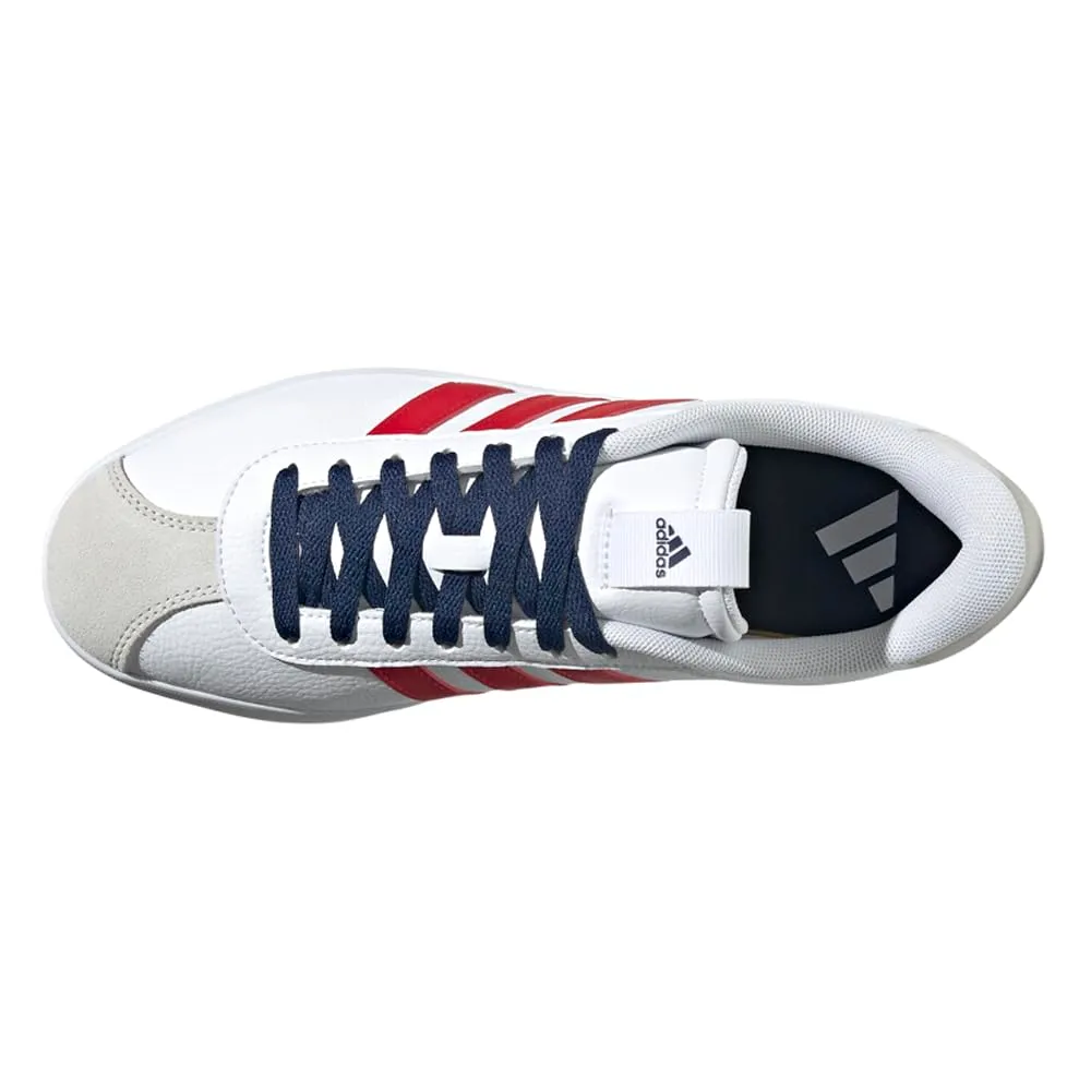 Adidas Uomo VL Court 3.0, Bianco/Better Scarlet/Team Blu Navy, 9.5 - immagine 4