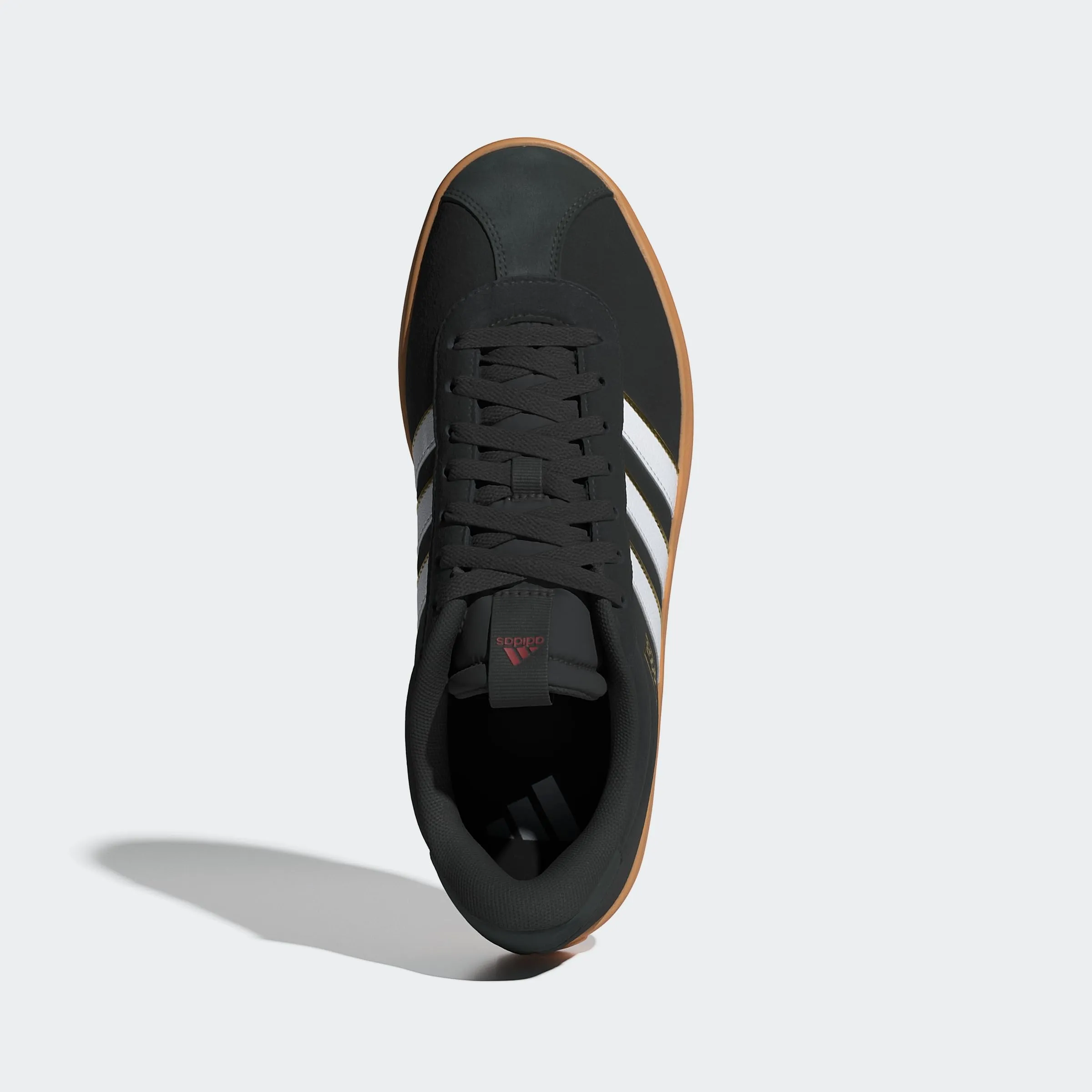 adidas Sneaker Uomo Vl Court 3.0, Nero/Bianco/Team Victory Red, 48 EU - immagine 4