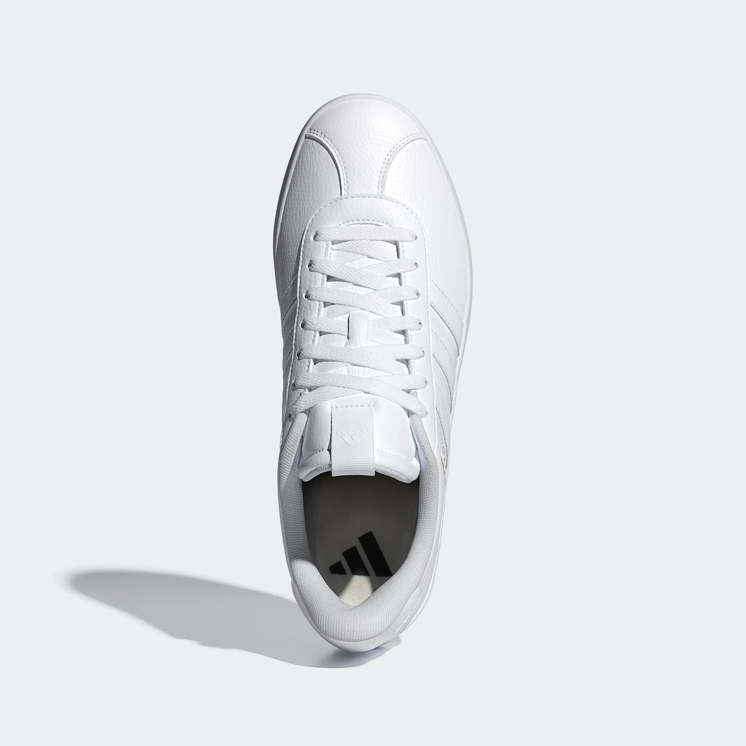 adidas Uomo VL COURT SHOES, Cloud White / Cloud White / Gold, 42 EU - immagine 3