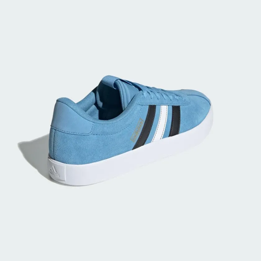 adidas Sneaker Uomo Vl Court 3.0, Azzurro/Bianco/Nero, 8 US - immagine 5